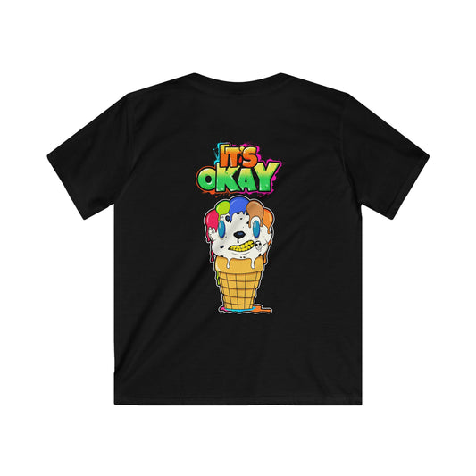 Kids Softstyle Tee with Lil' Drippi Characters, Est 2020 Logo