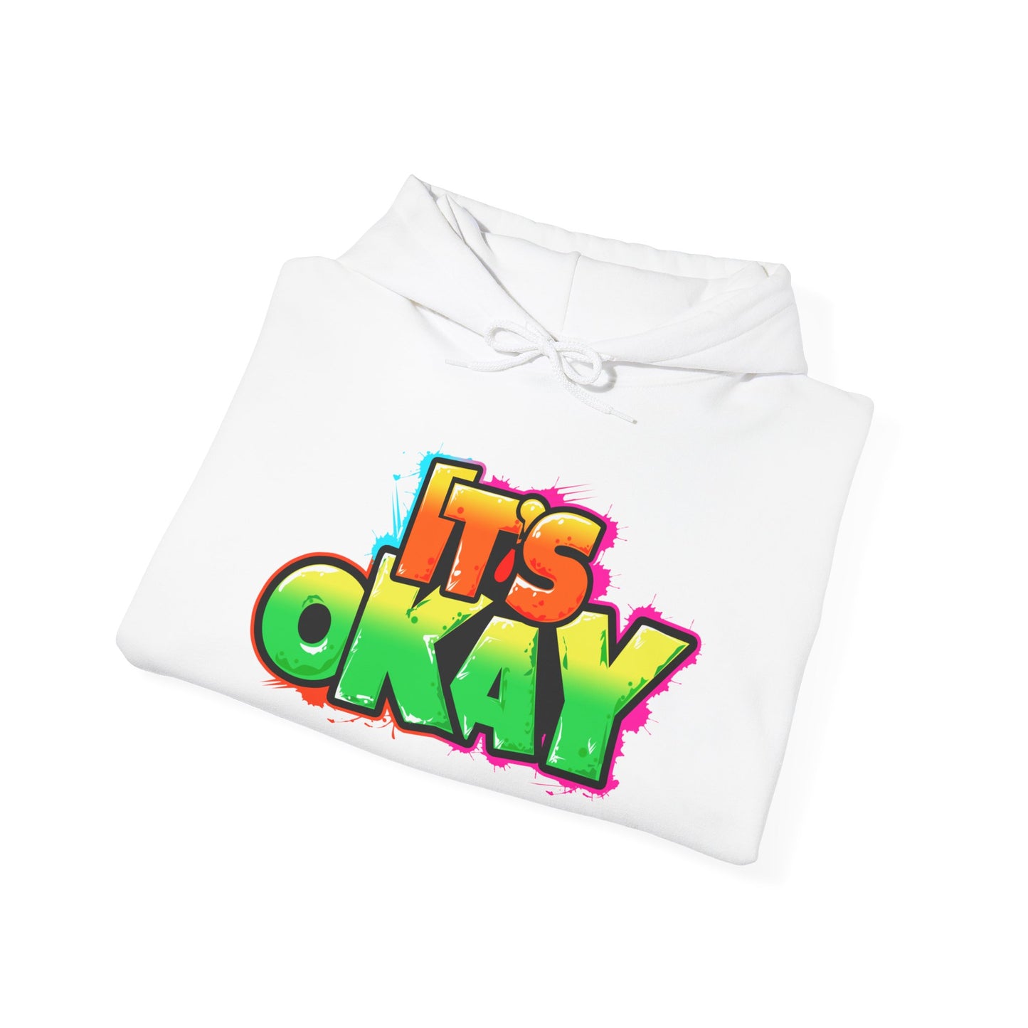 Graffiti It's Okay Unisex Hoodie Sweatshirt with Jawbo