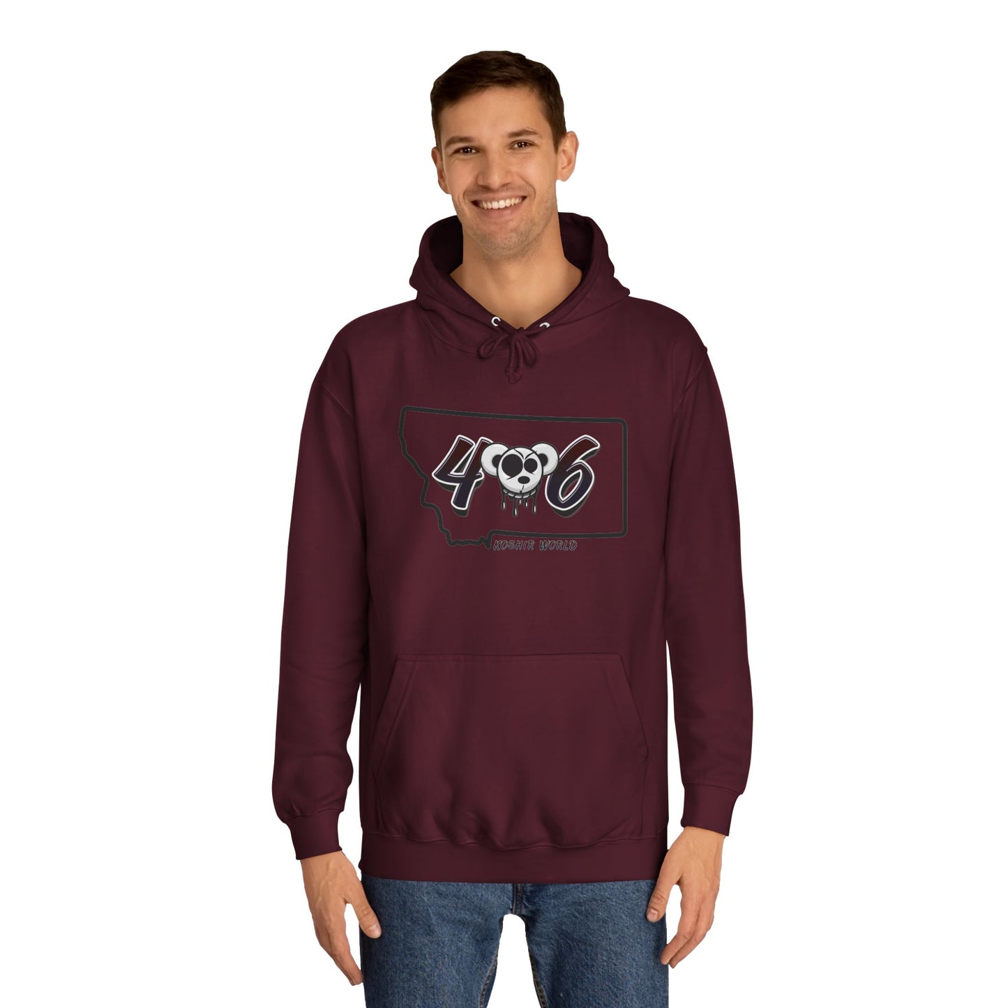 Koshir World MT 406 Hoodie with Koshi Bear Logo