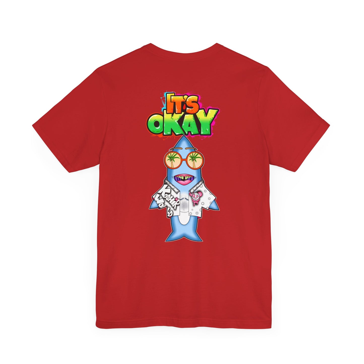 T-shirt with Koshi Bear Logo and Jawbo from the It's Okay Collection