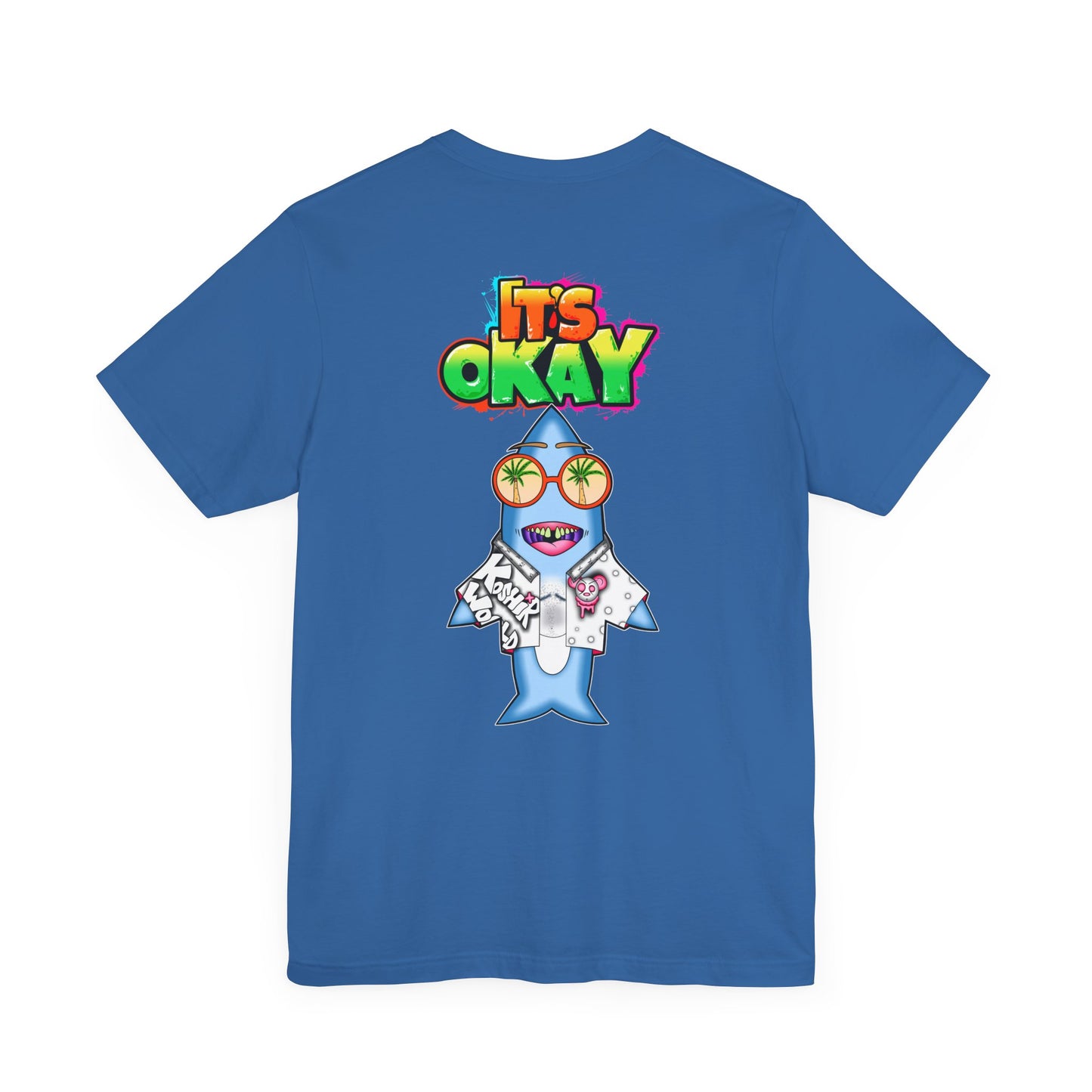 T-shirt with Koshi Bear Logo and Jawbo from the It's Okay Collection