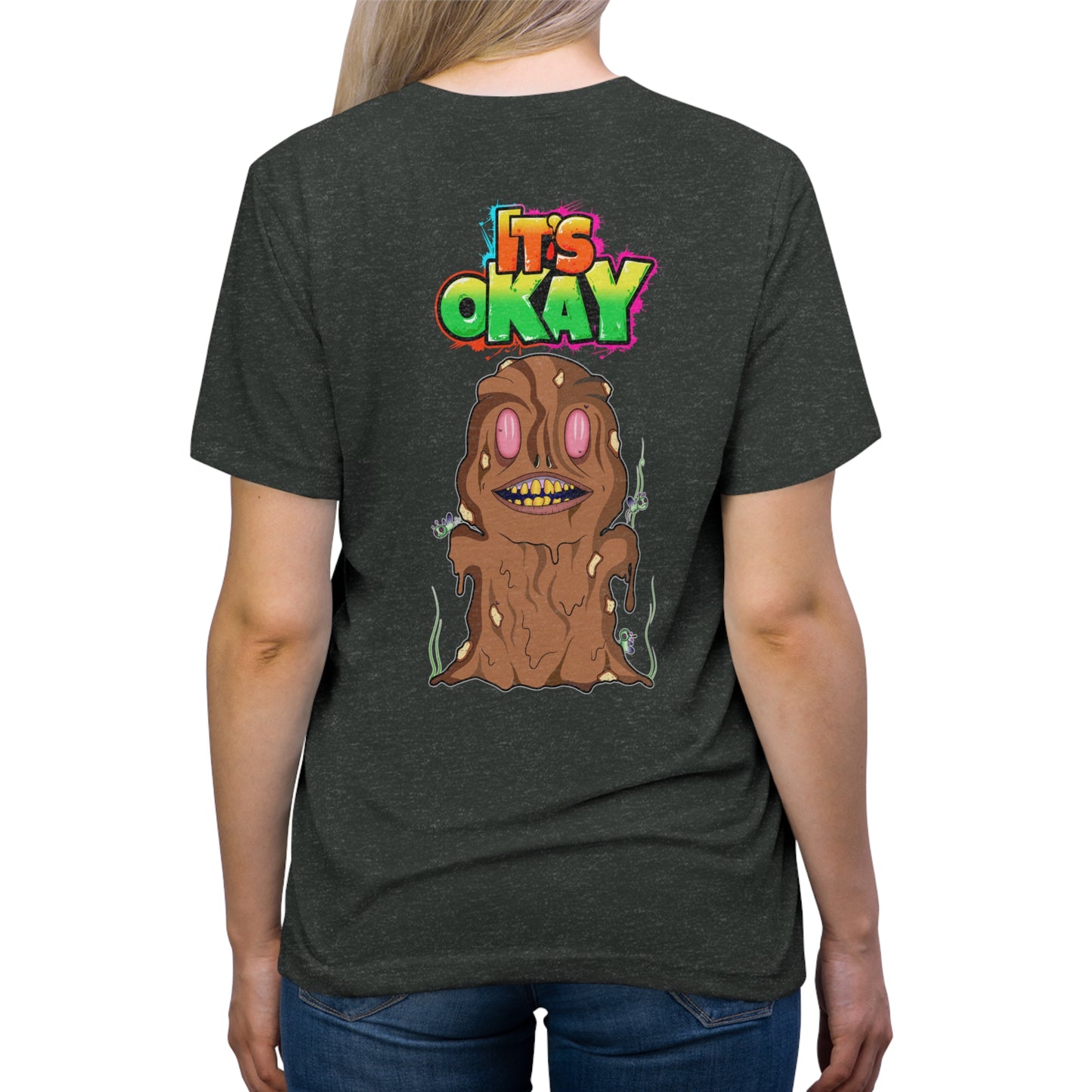 It's Okay Unisex Triblend Tee with Lil' Dookay