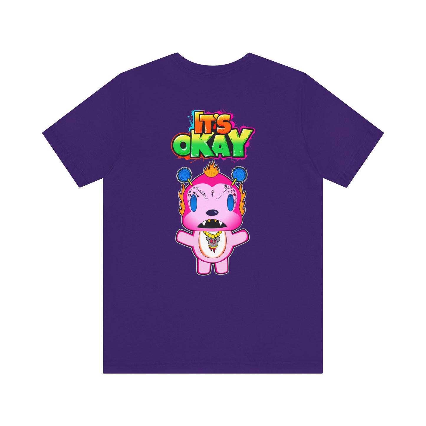 T-shirt with Koshi Bear Logo and  Phu from the It's Okay Collection