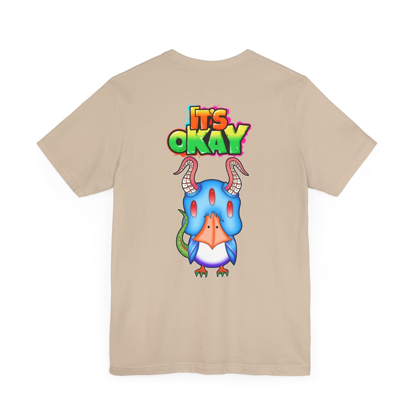 T-shirt with Koshi Bear Logo and Krishade from the It's Okay Collection