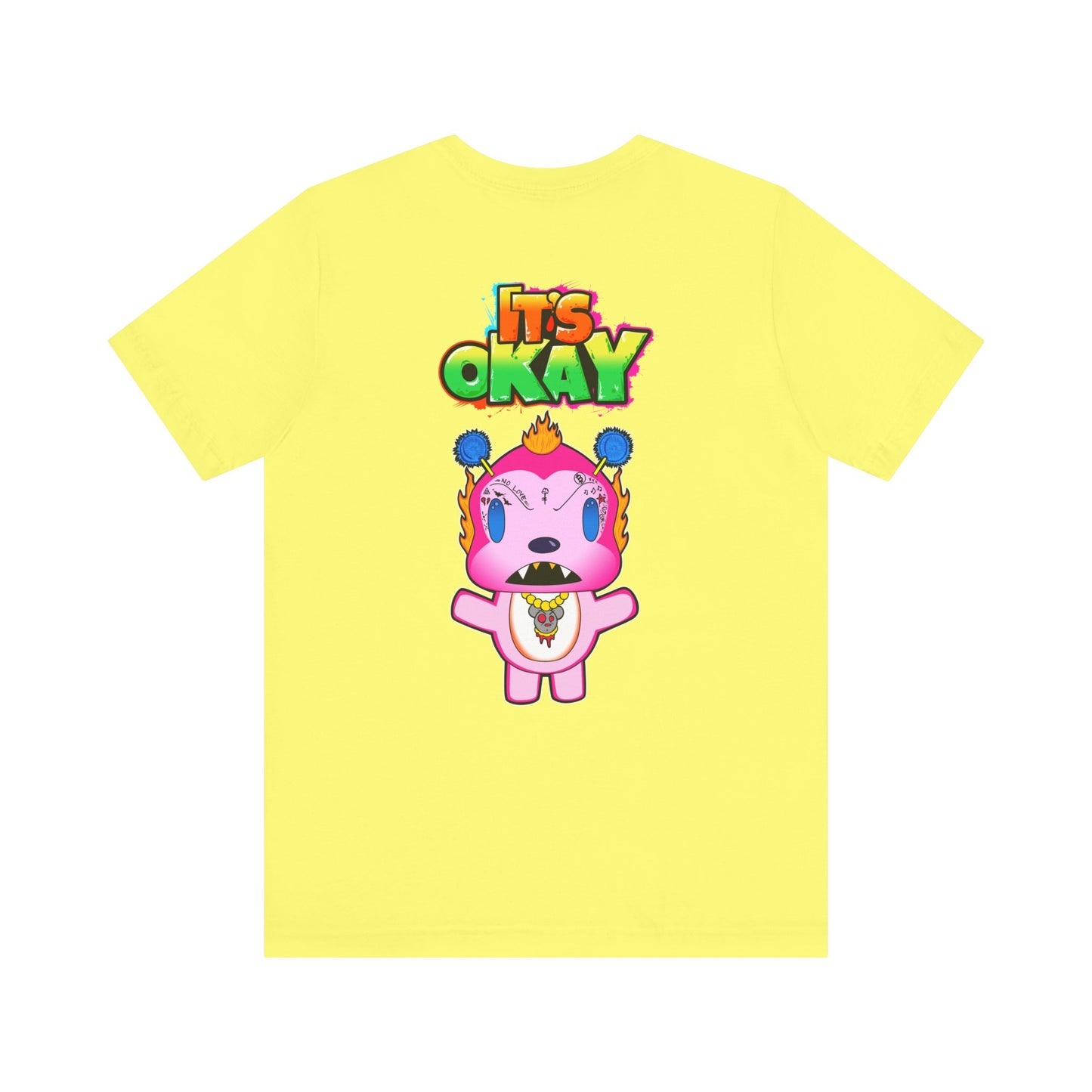 T-shirt with Koshi Bear Logo and  Phu from the It's Okay Collection