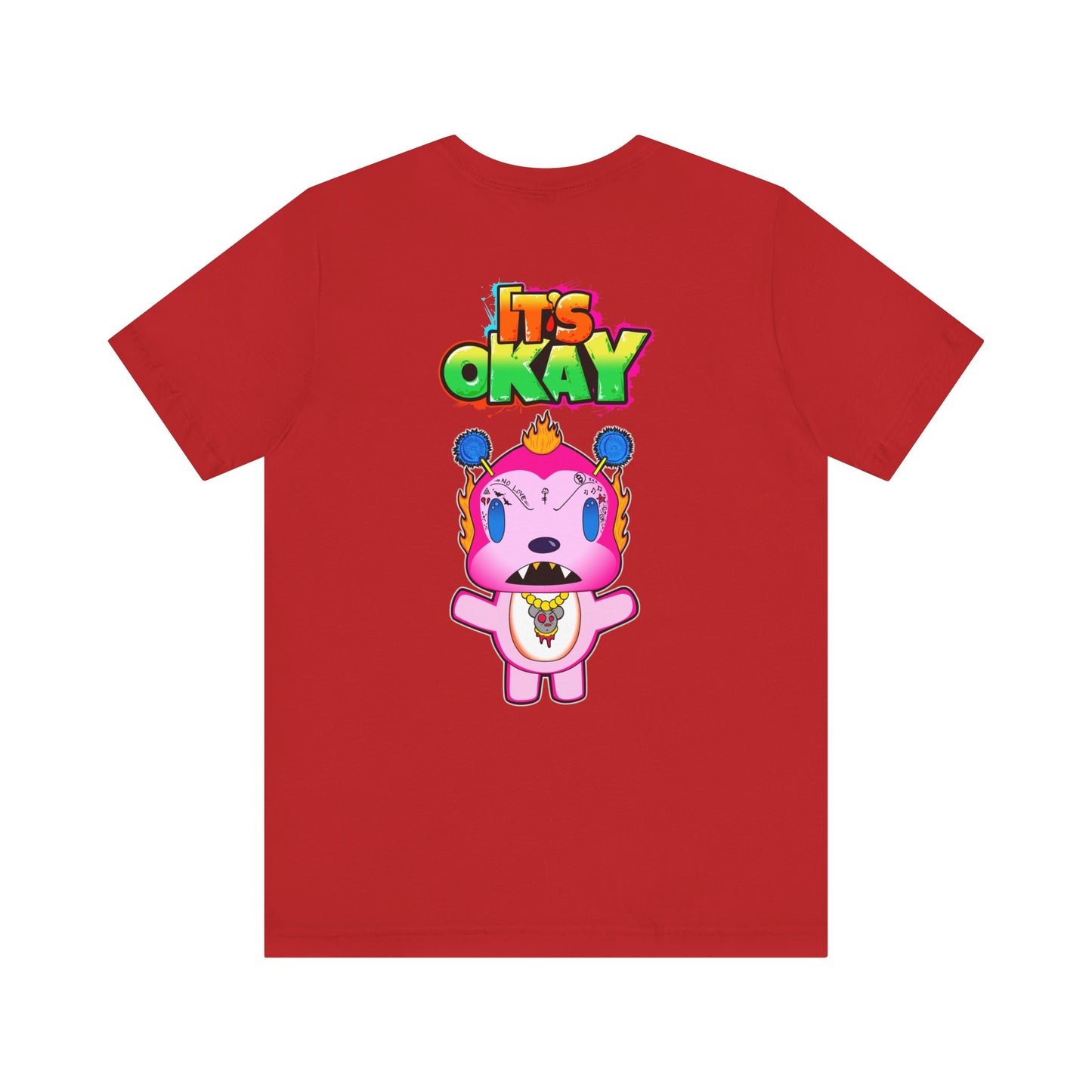 T-shirt with Koshi Bear Logo and  Phu from the It's Okay Collection