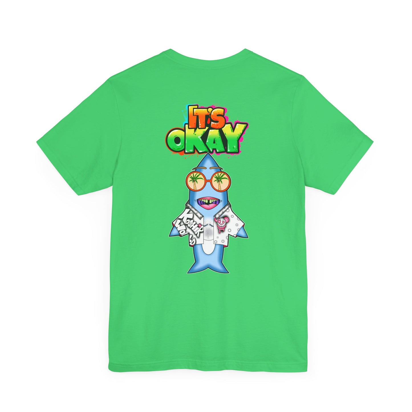 T-shirt with Koshi Bear Logo and Jawbo from the It's Okay Collection