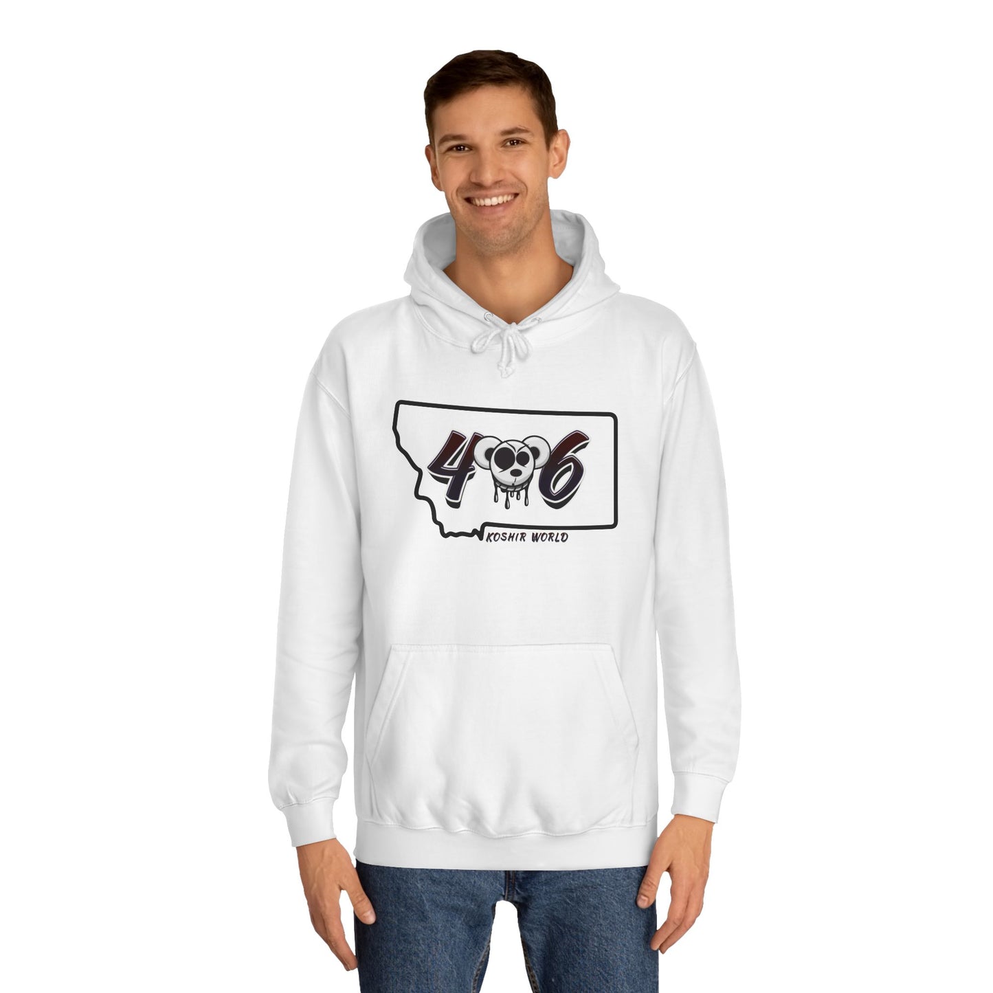 Koshir World MT 406 Hoodie with Koshi Bear Logo