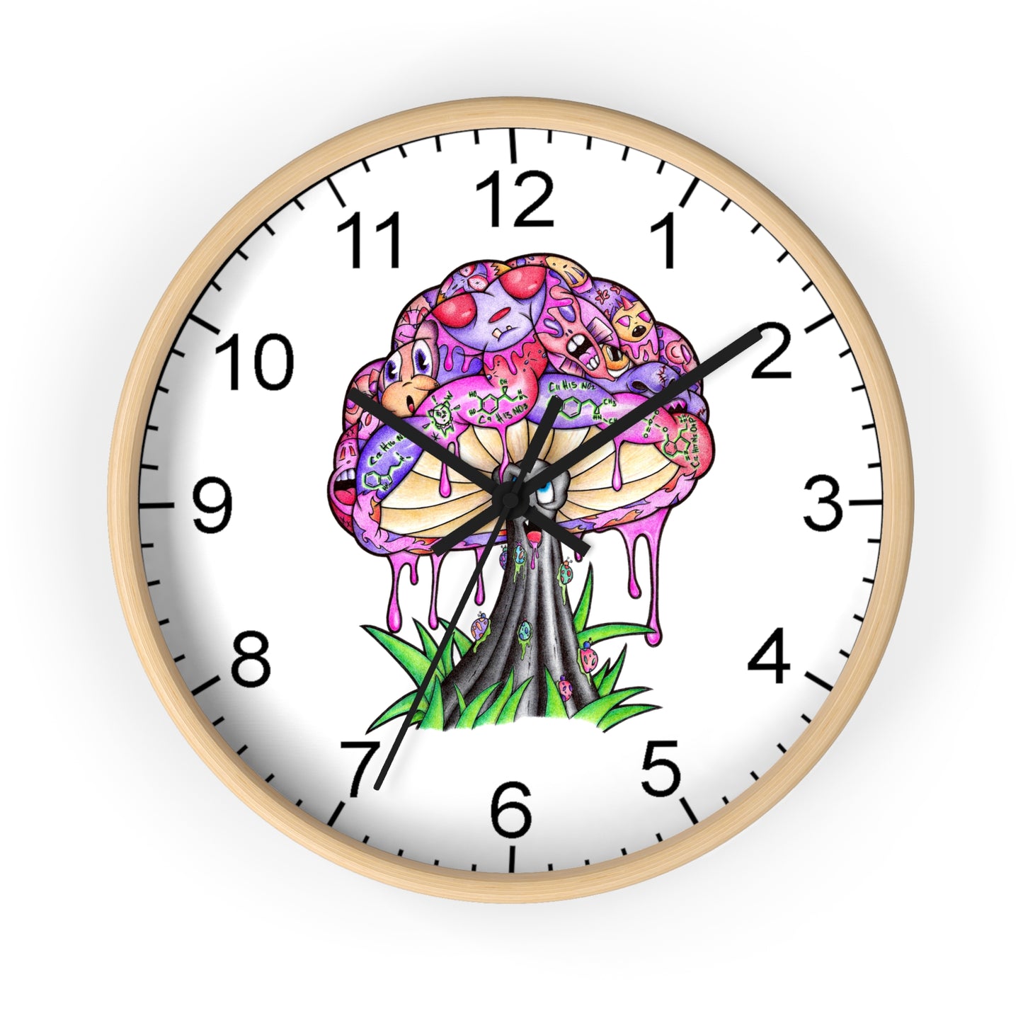 Shroom Wall Clock