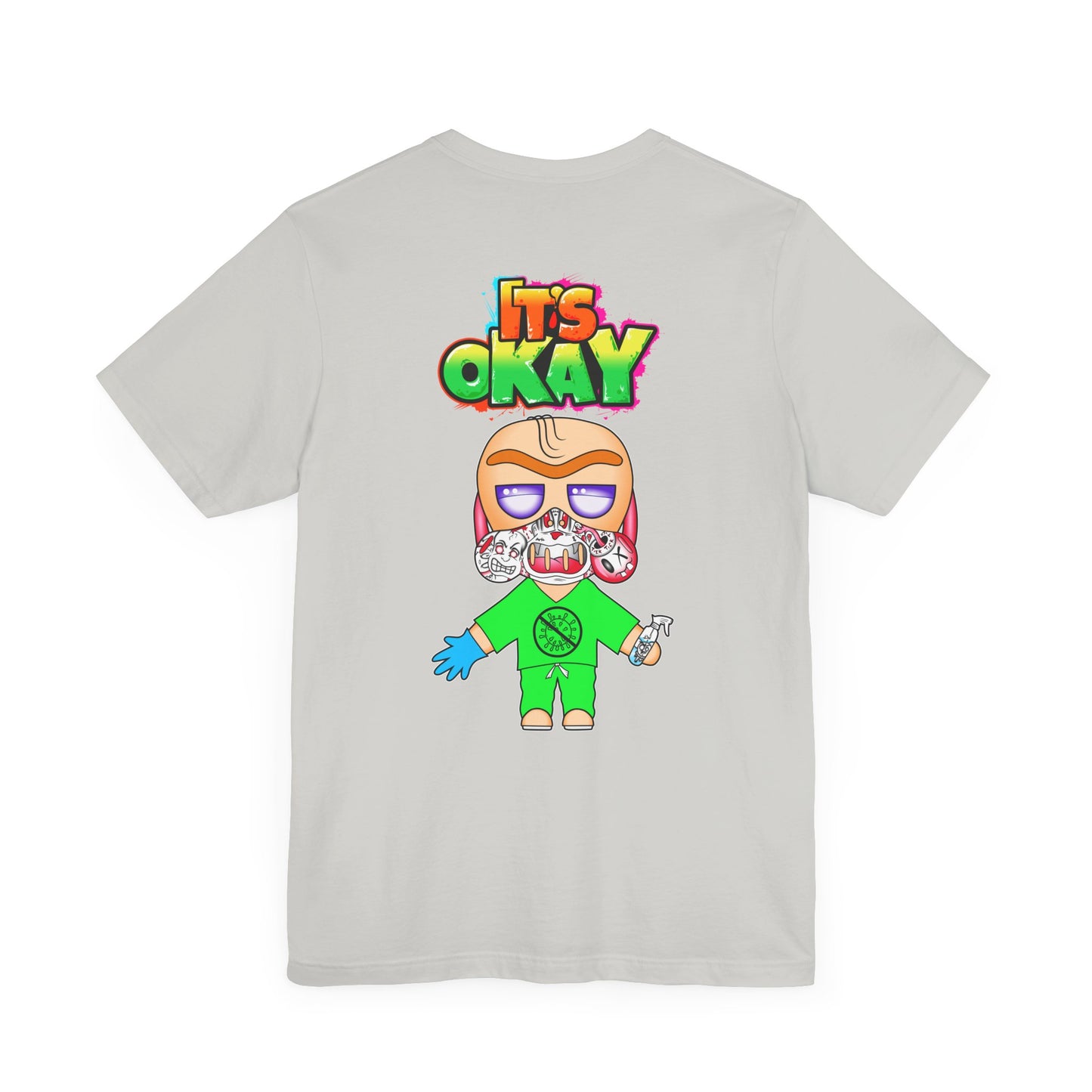 T-shirt with Koshi Bear Logo and Mr. Rucci  from the It's Okay Collection