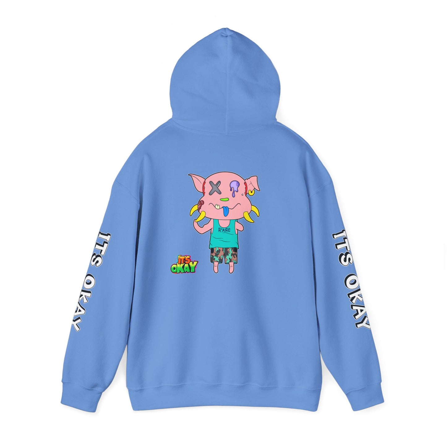 Graffiti It's Okay Unisex Hoodie Sweatshirt with Peasy