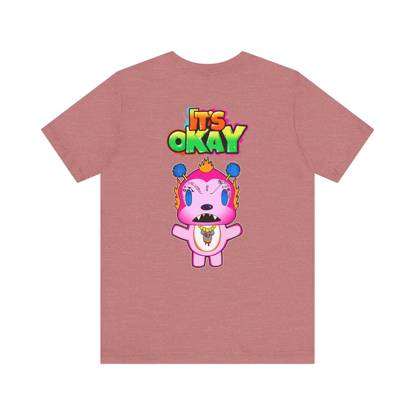 T-shirt with Koshi Bear Logo and  Phu from the It's Okay Collection