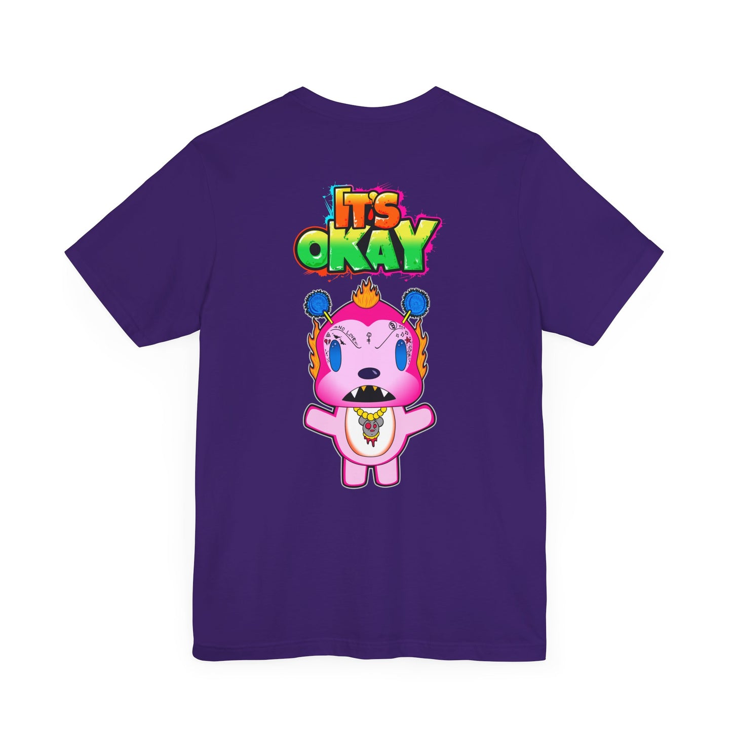 T-shirt with Koshi Bear Logo and  Phu from the It's Okay Collection