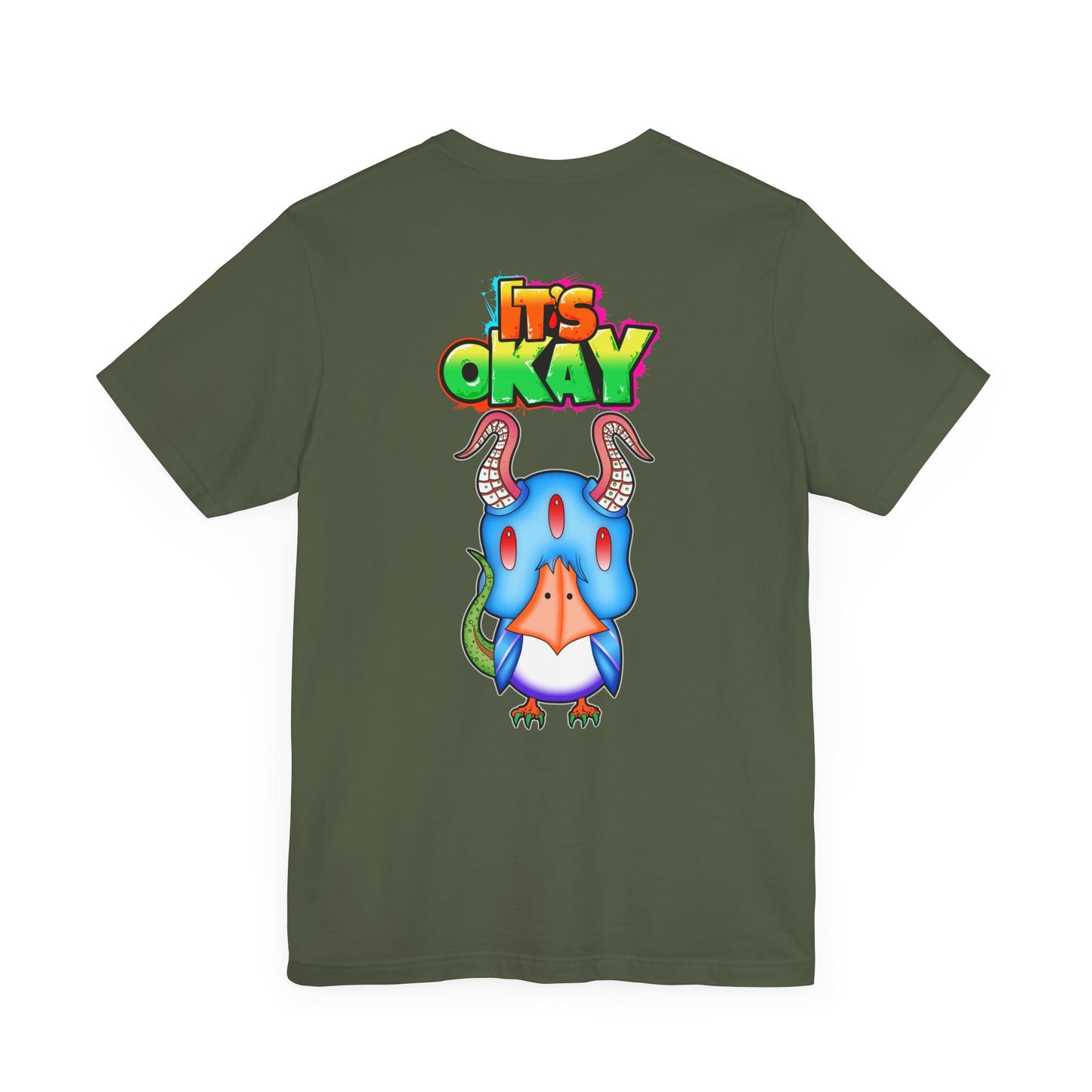 T-shirt with Koshi Bear Logo and Krishade from the It's Okay Collection