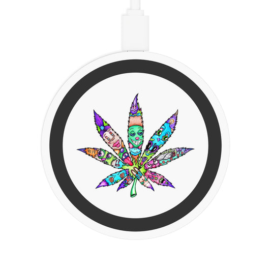 Koshir World Wireless Charger Cannabis Leaf