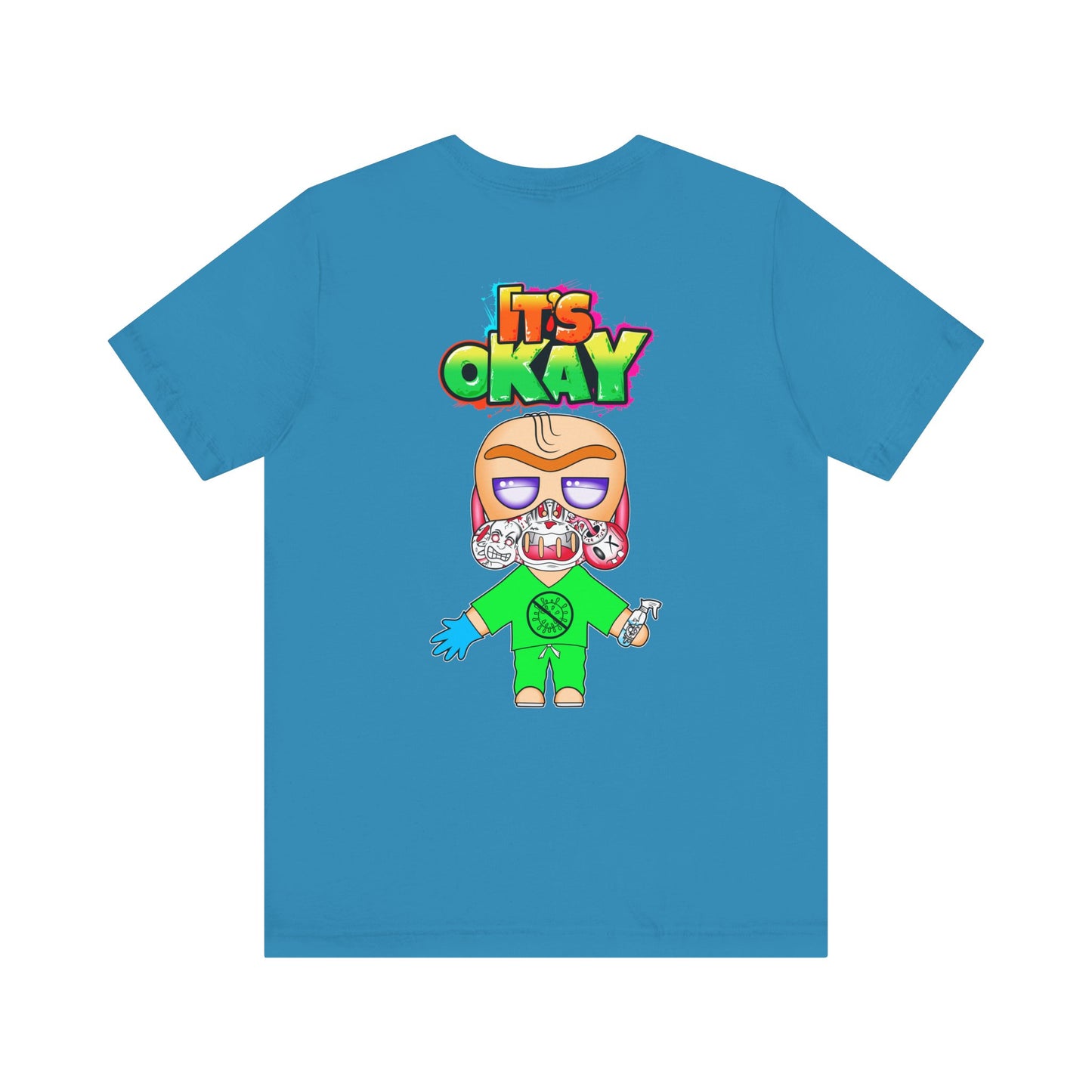 T-shirt with Koshi Bear Logo and Mr. Rucci  from the It's Okay Collection