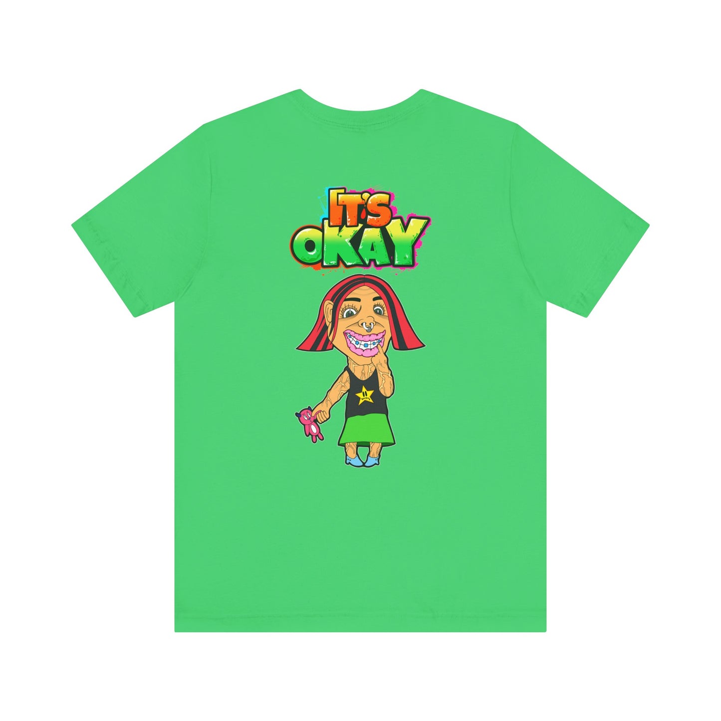 T-shirt with Koshi Bear Logo and Andy from the It's Okay Collection