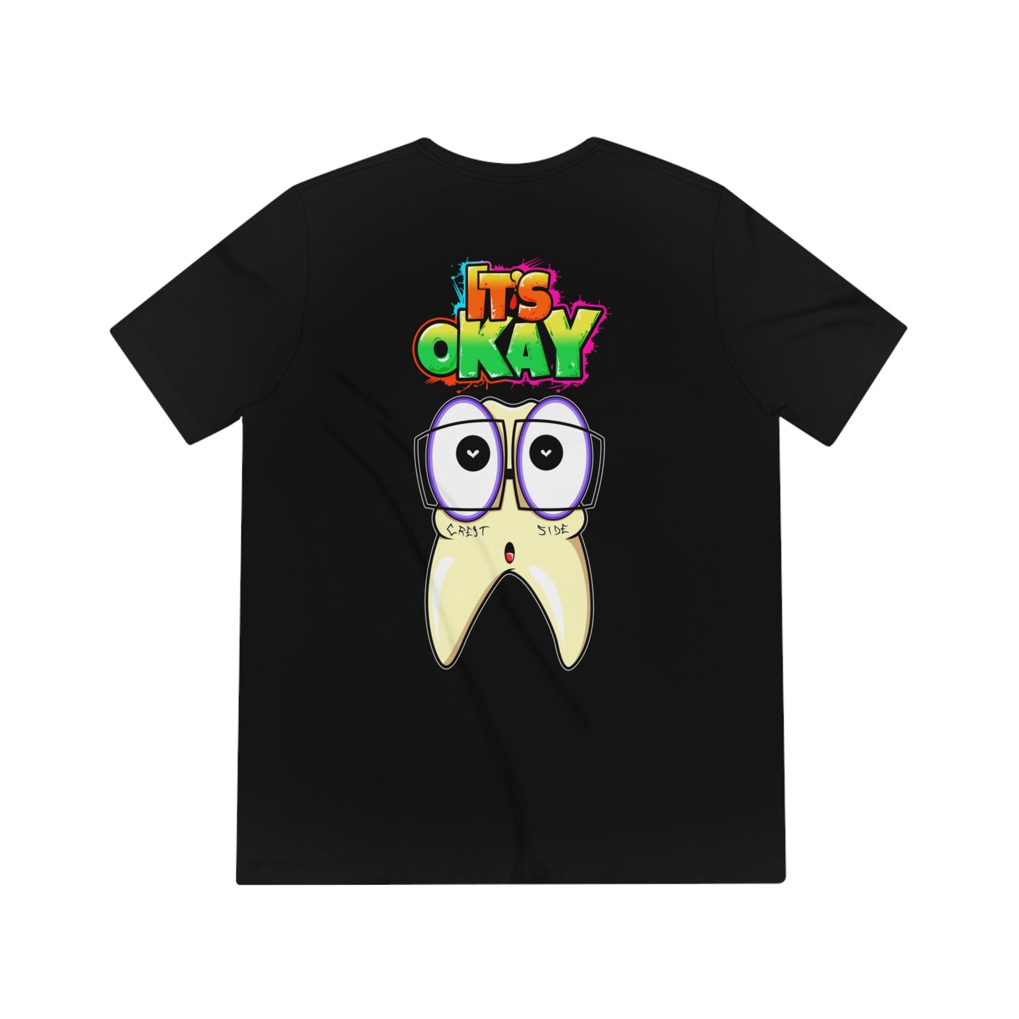 It's Okay Unisex Triblend Tee with Timmi The Tooth