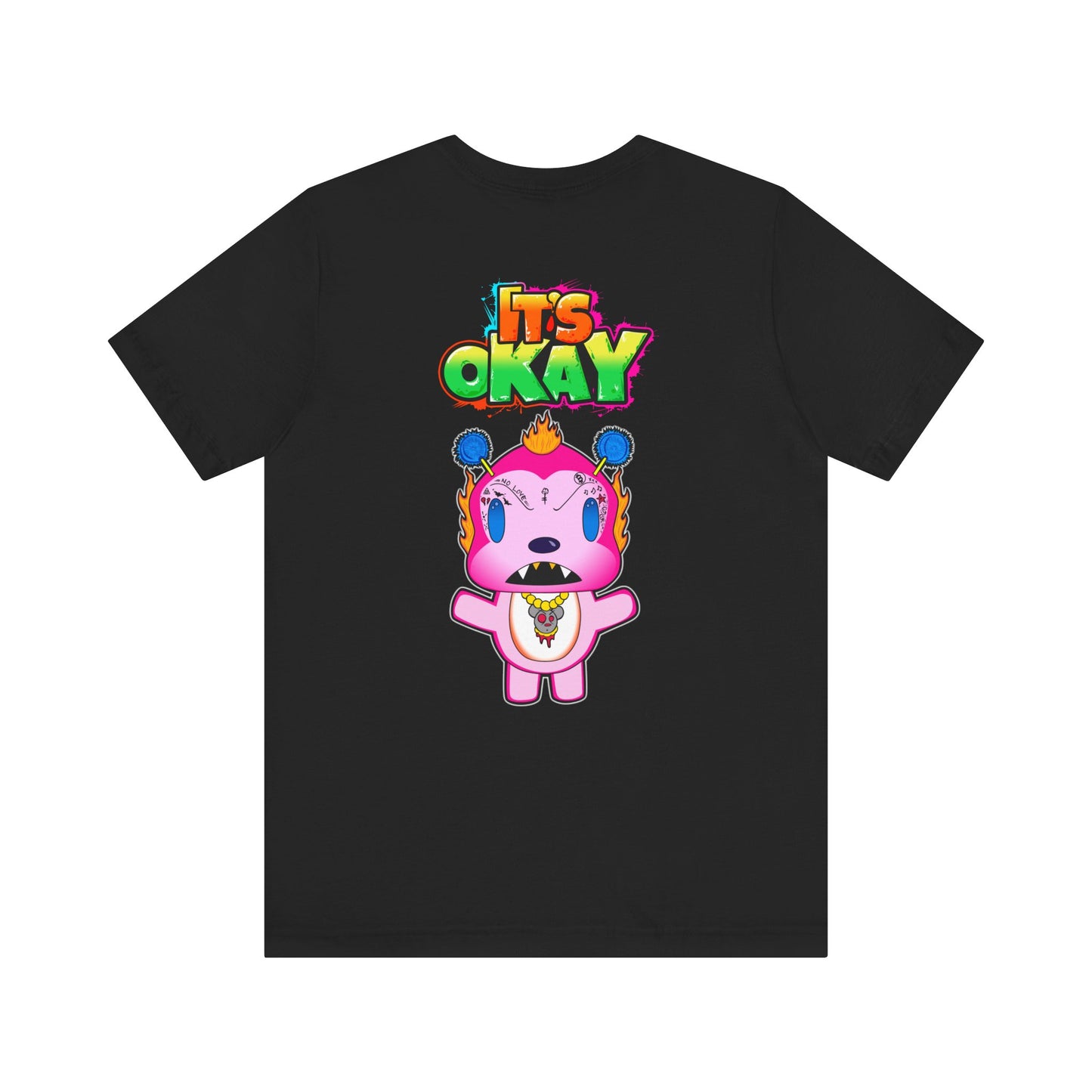 T-shirt with Koshi Bear Logo and  Phu from the It's Okay Collection