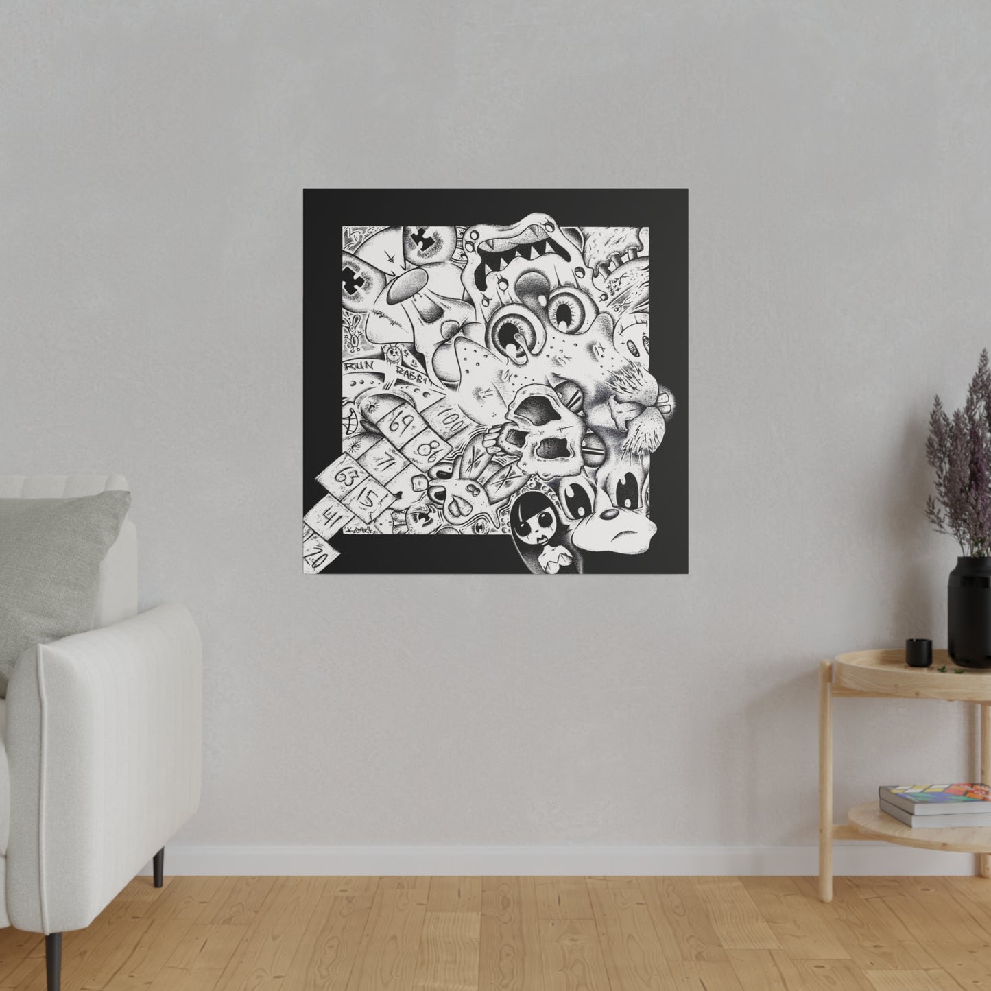 Koshir World B&W Canvas