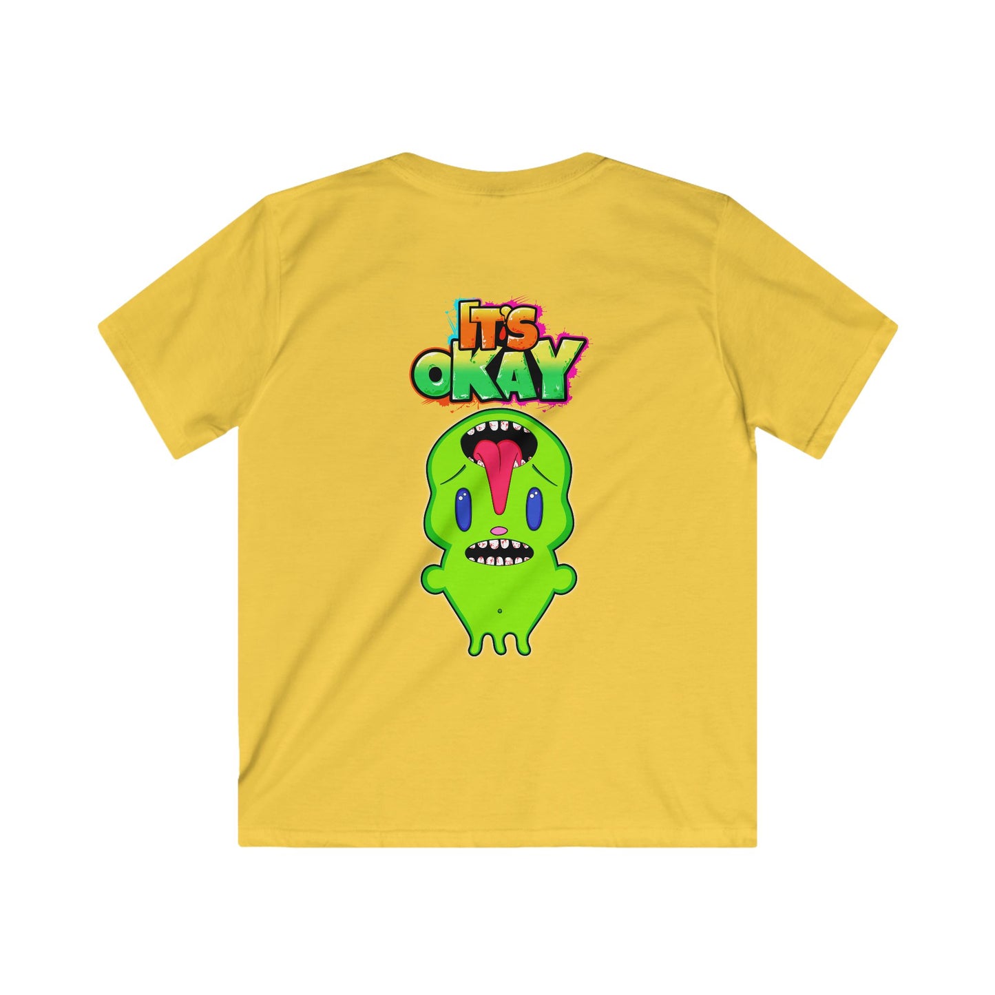 Kids Softstyle Tee with the Character Phutie From the It's okay collection