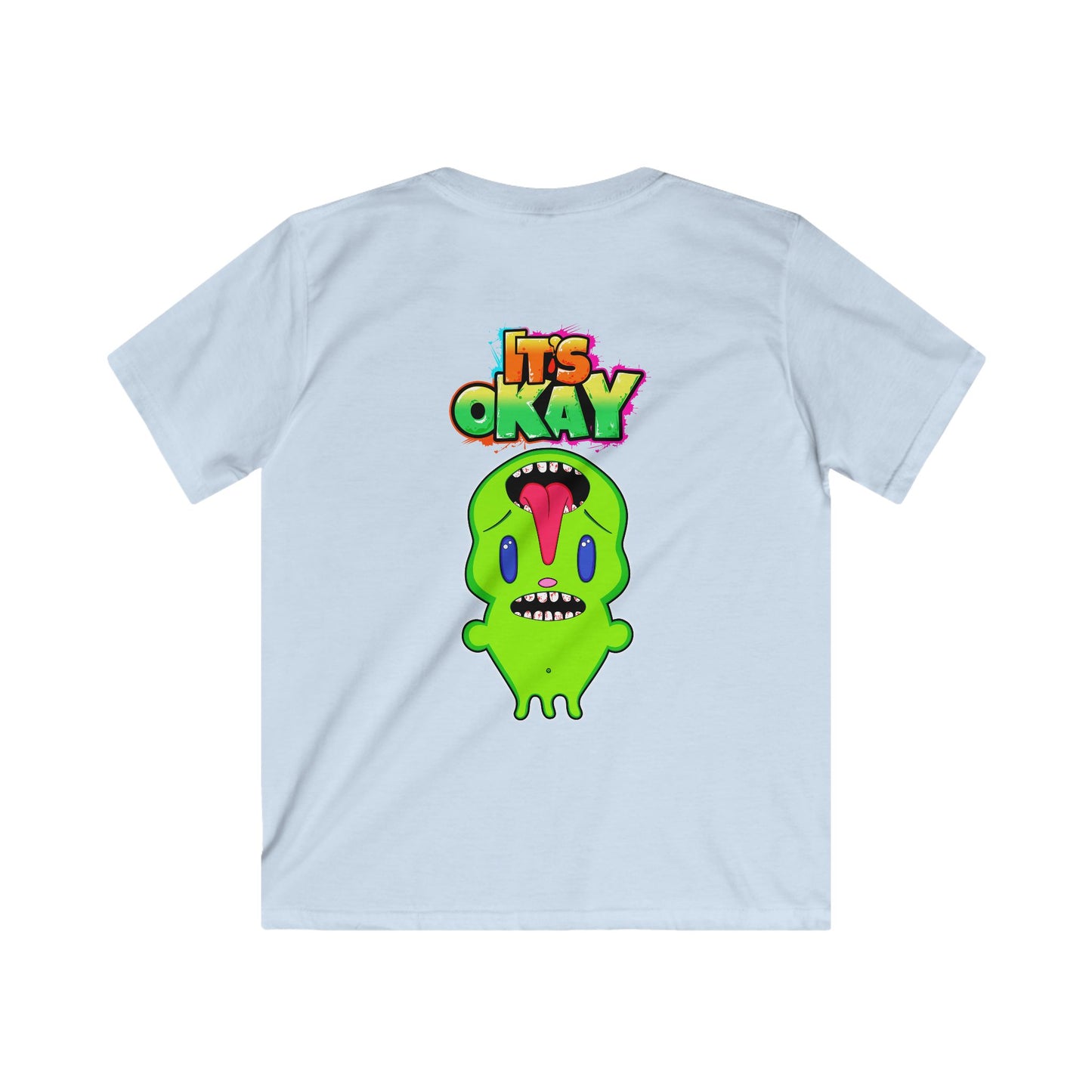 Kids Softstyle Tee with the Character Phutie From the It's okay collection