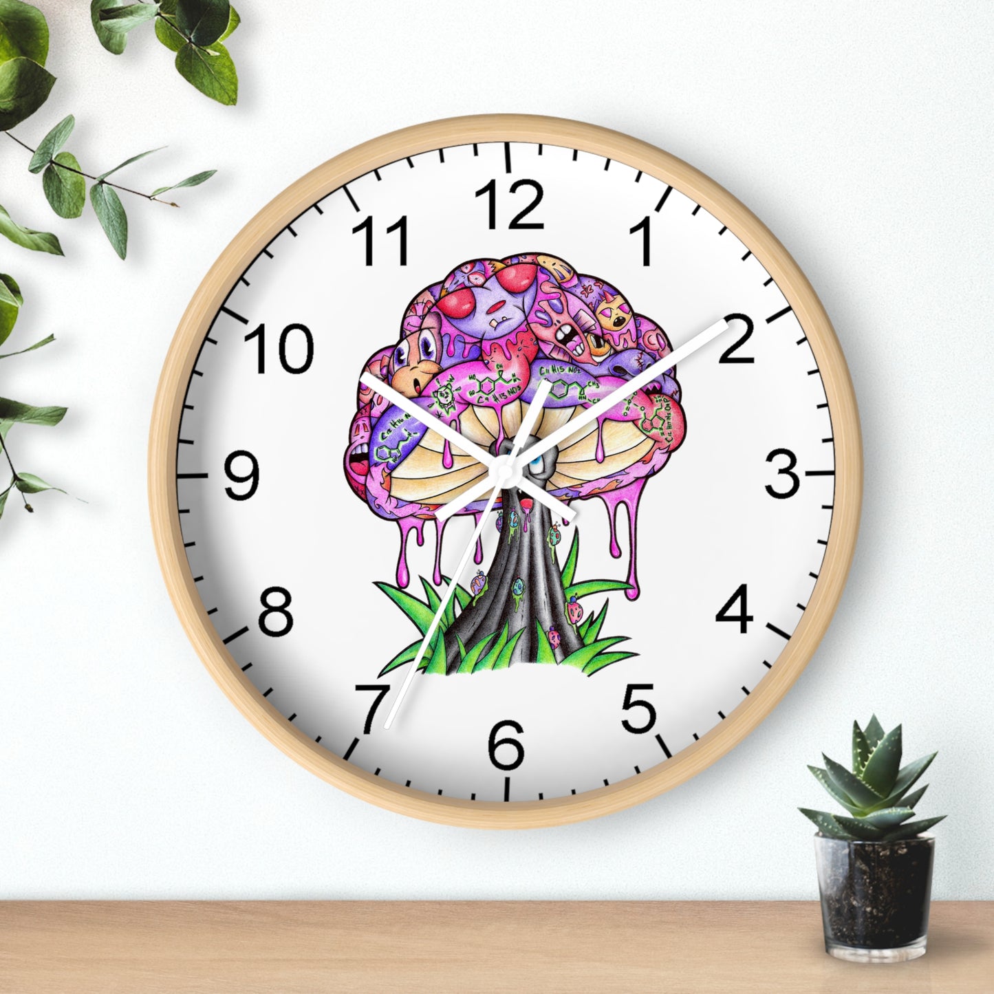 Shroom Wall Clock