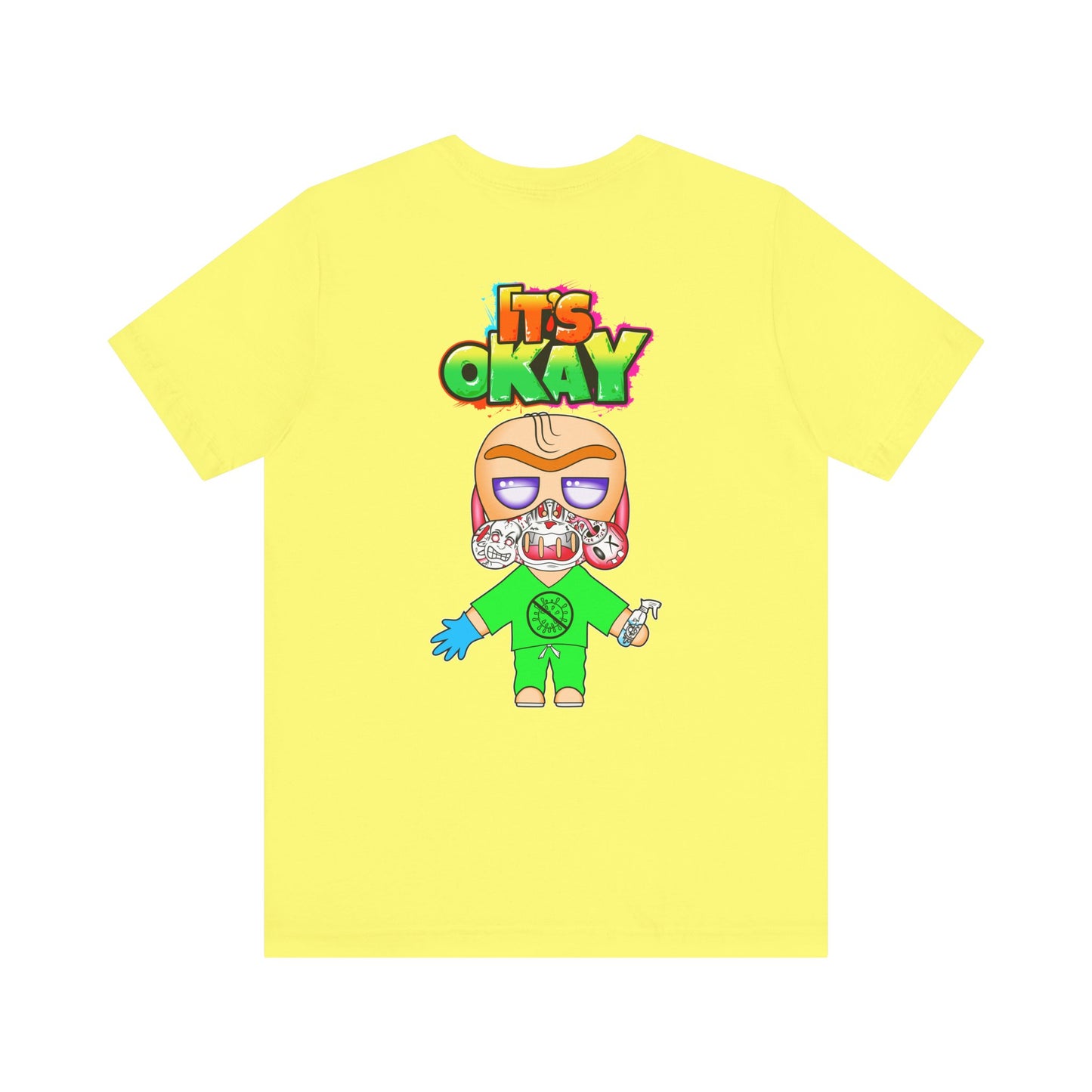 T-shirt with Koshi Bear Logo and Mr. Rucci  from the It's Okay Collection