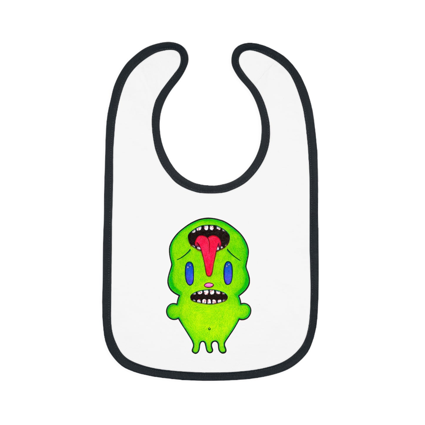 Custom Baby Bibs with Original Cartoon Characters By Koshir - Phutie The Hungry Monster Unique and Adorable Designs only at Koshir World