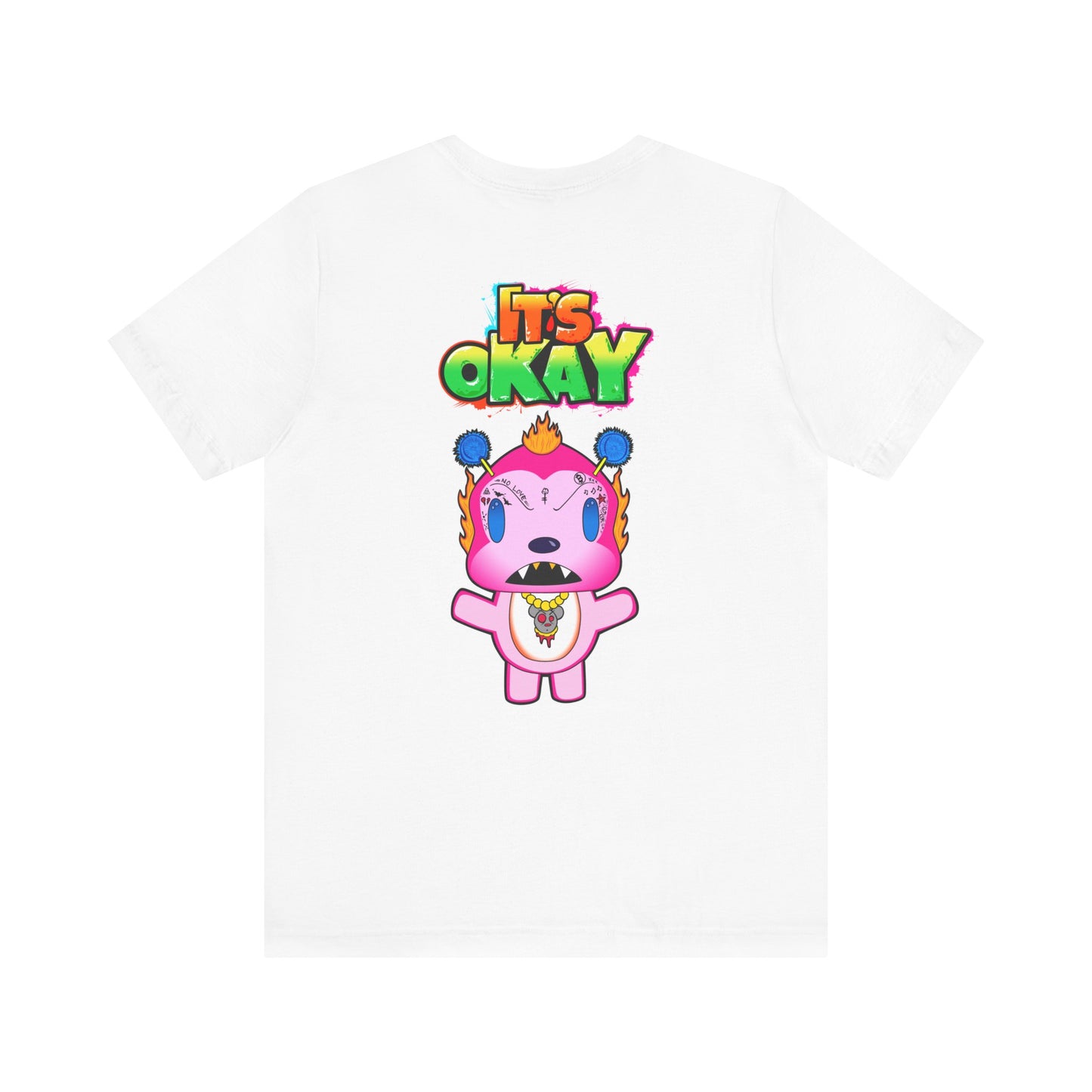 T-shirt with Koshi Bear Logo and  Phu from the It's Okay Collection