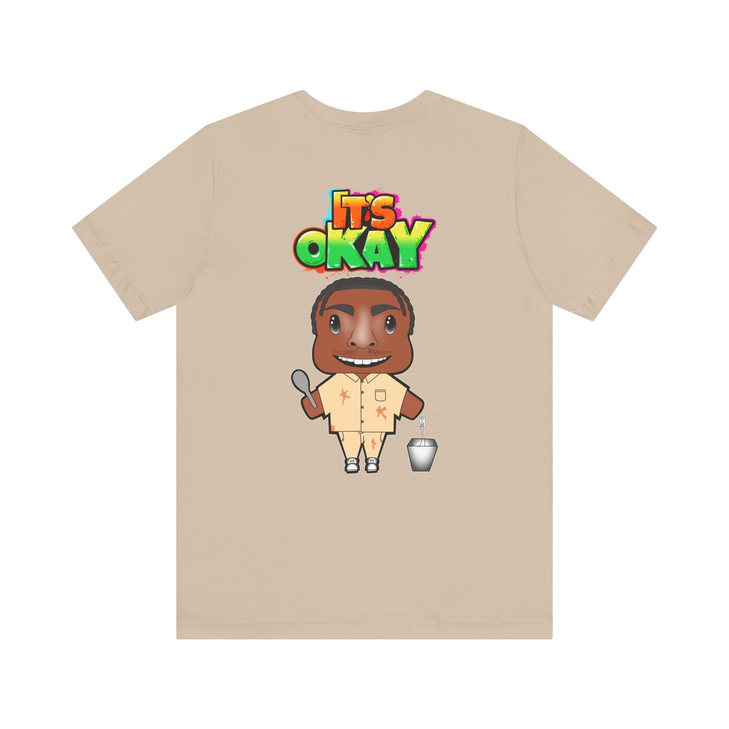 T-shirt with Koshi Bear Logo and Casel from the It's Okay Collection