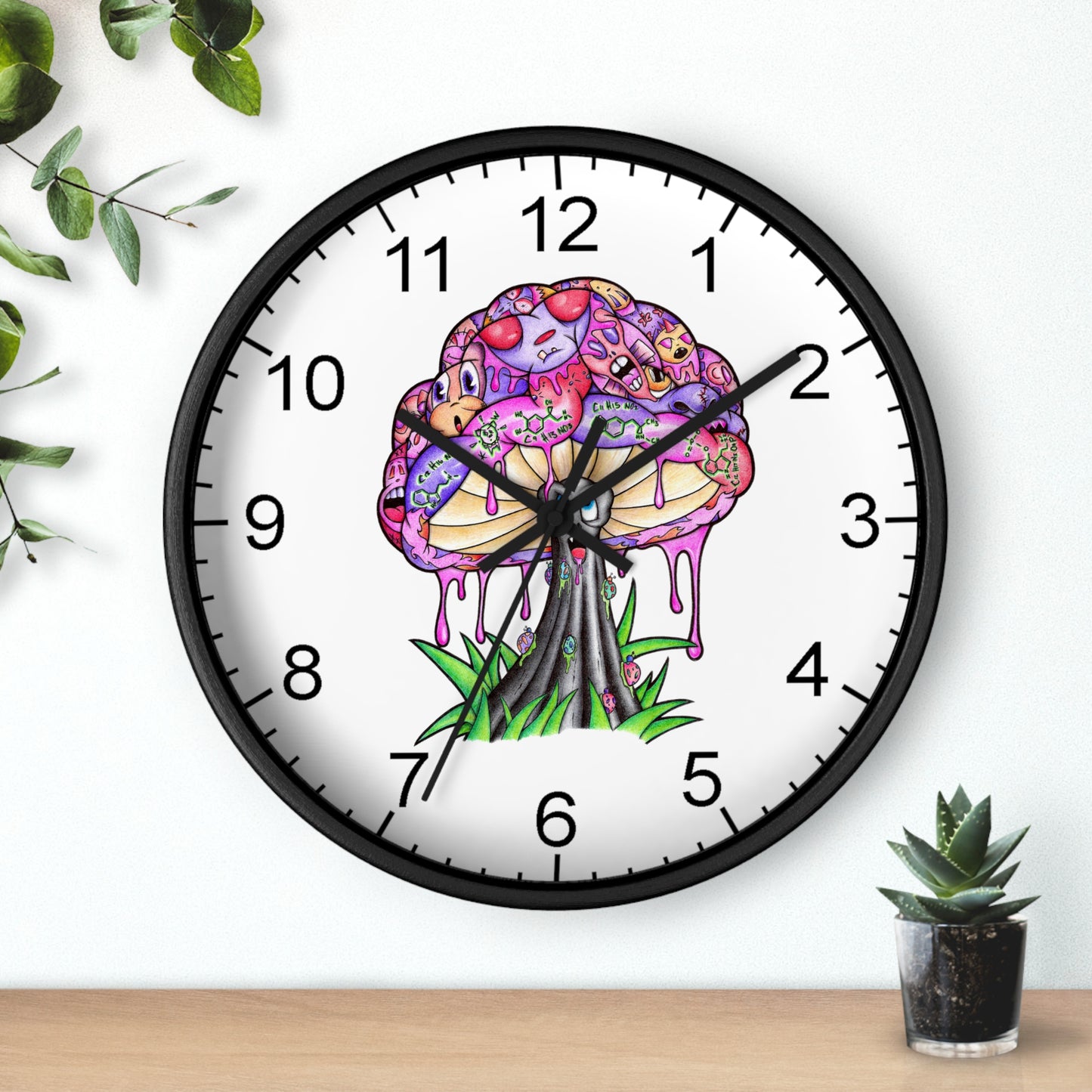 Shroom Wall Clock