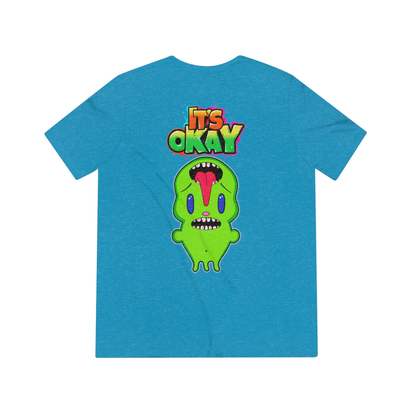 It's Okay Unisex Triblend Tee with Phutie