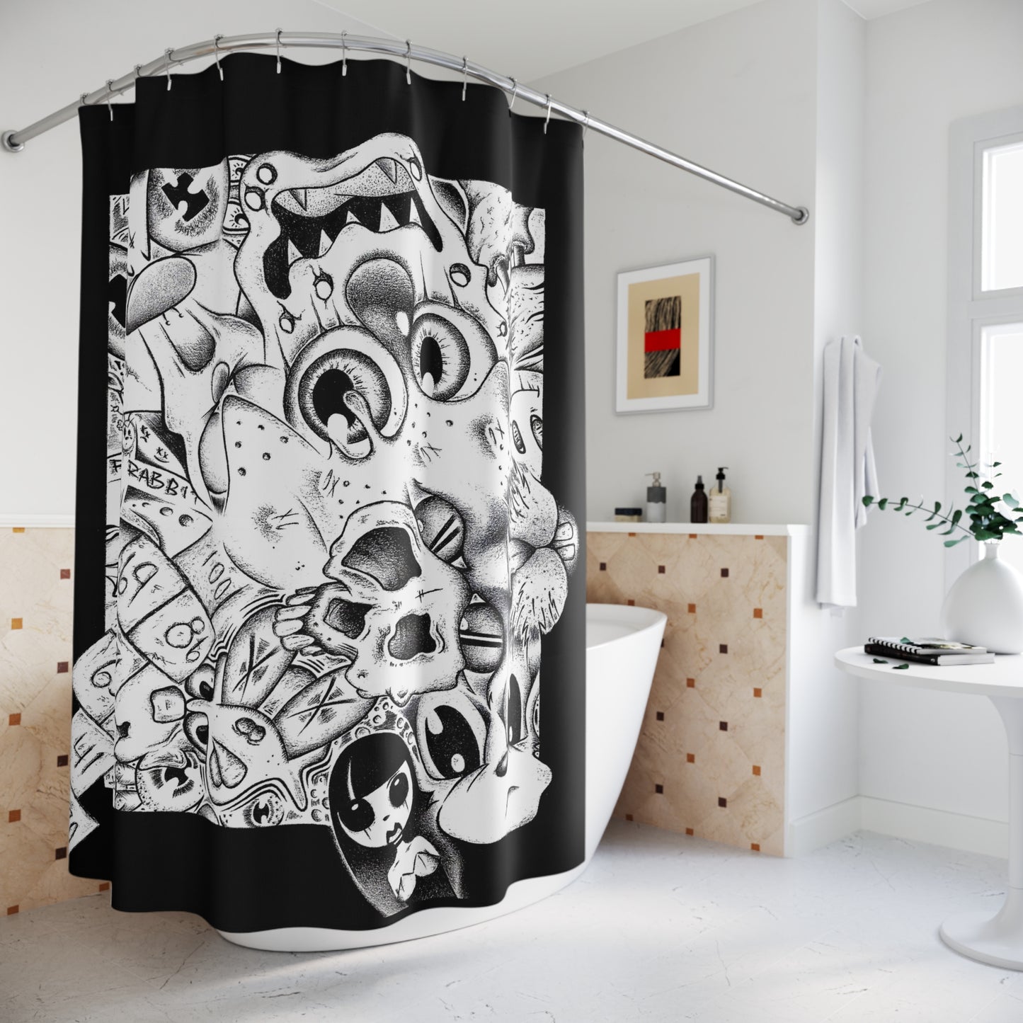 B&W Koshir World Shower Curtain