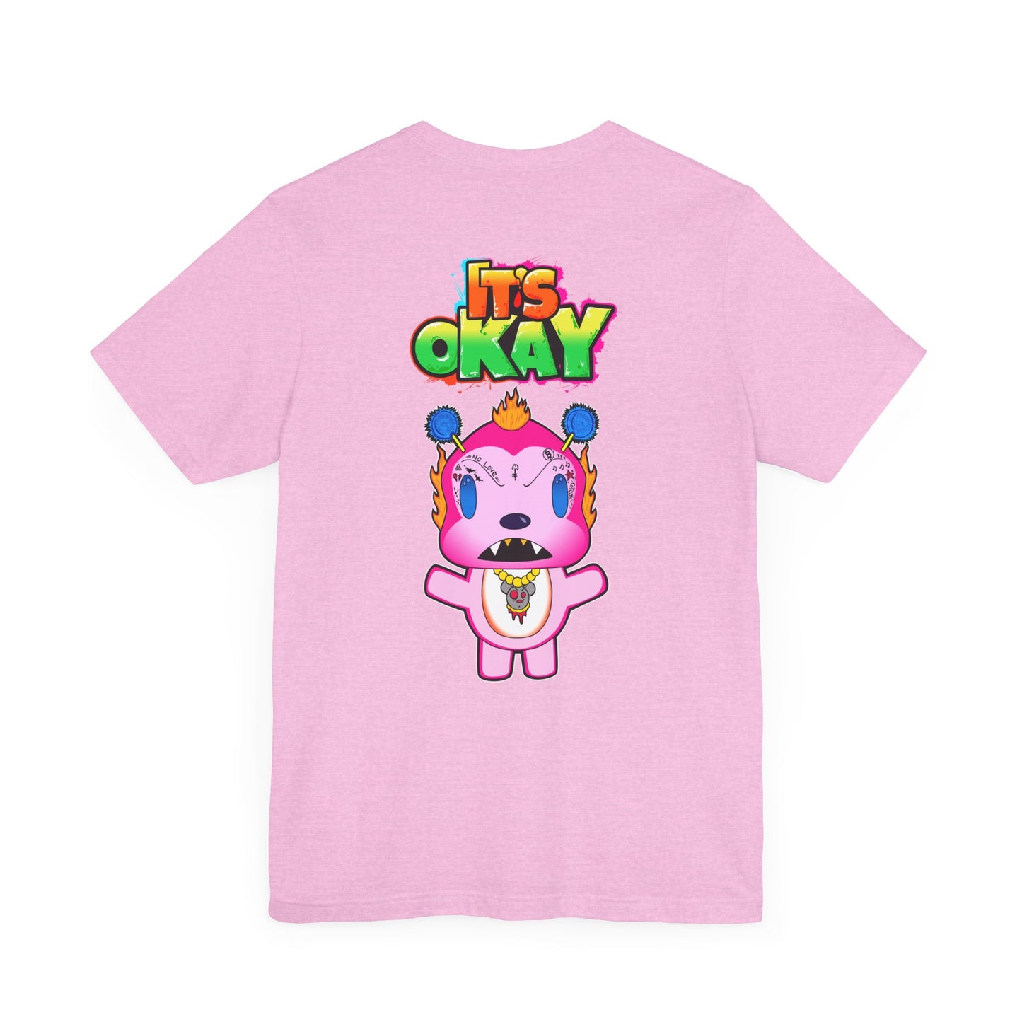 T-shirt with Koshi Bear Logo and  Phu from the It's Okay Collection