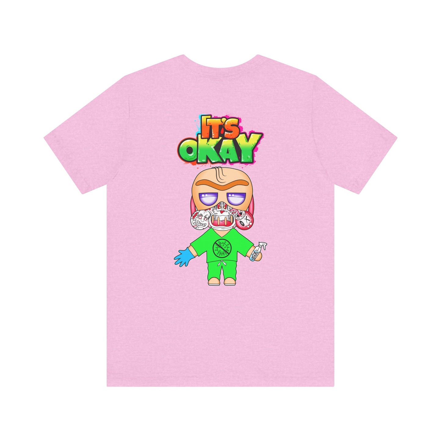 T-shirt with Koshi Bear Logo and Mr. Rucci  from the It's Okay Collection