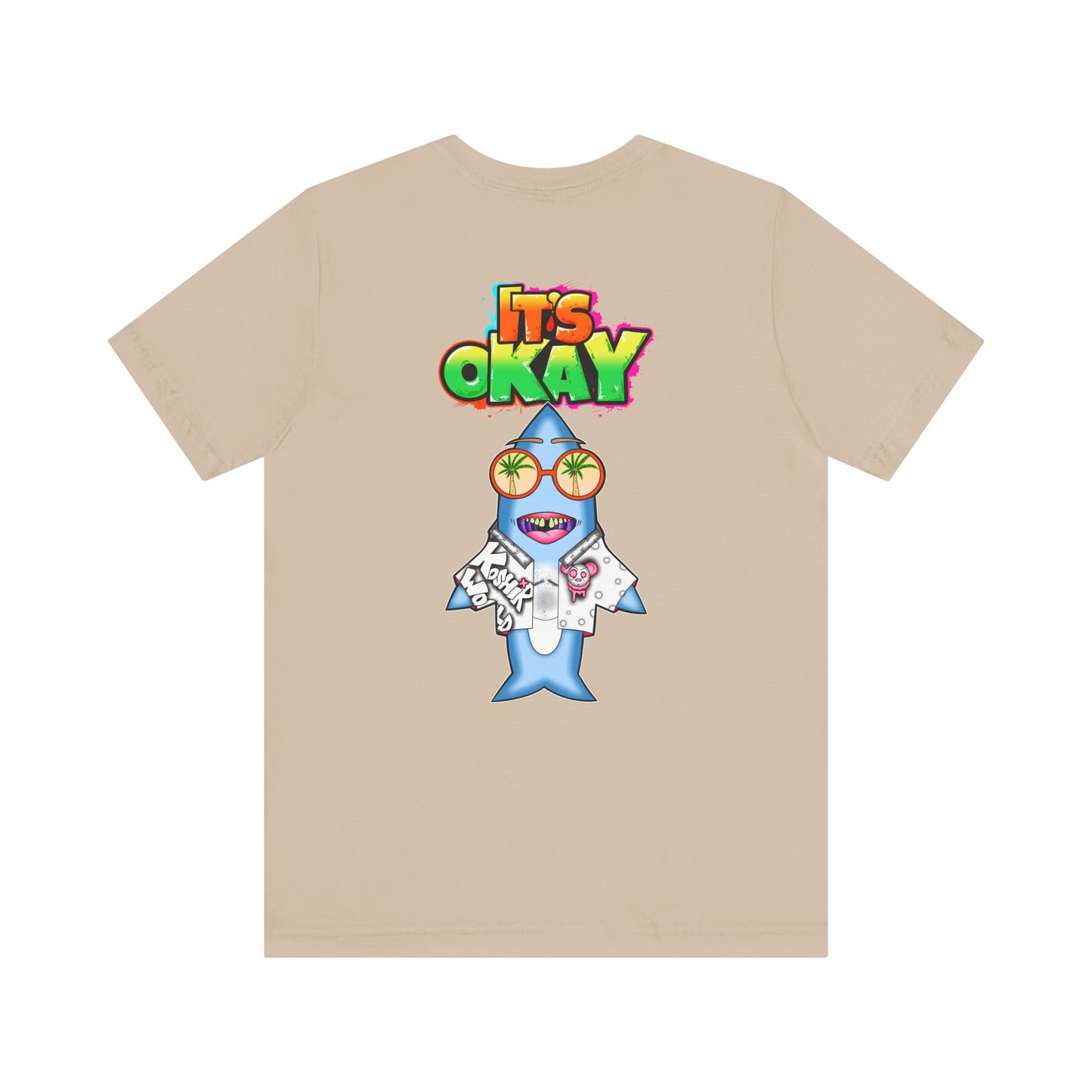 T-shirt with Koshi Bear Logo and Jawbo from the It's Okay Collection