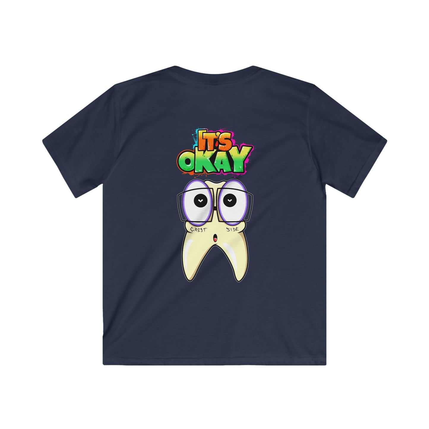 Kids Softstyle Tee with Timmi The Tooth From the It's okay collection