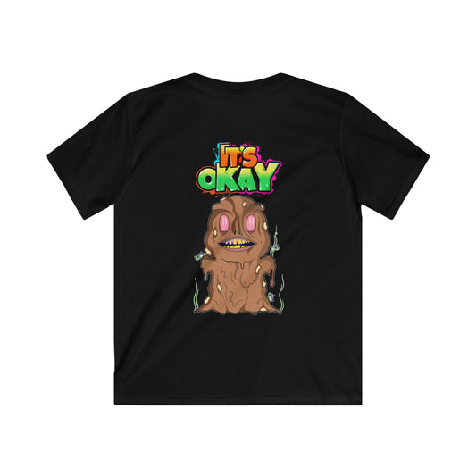 Kids Softstyle Tee with the Stink Monster From the It's okay collection