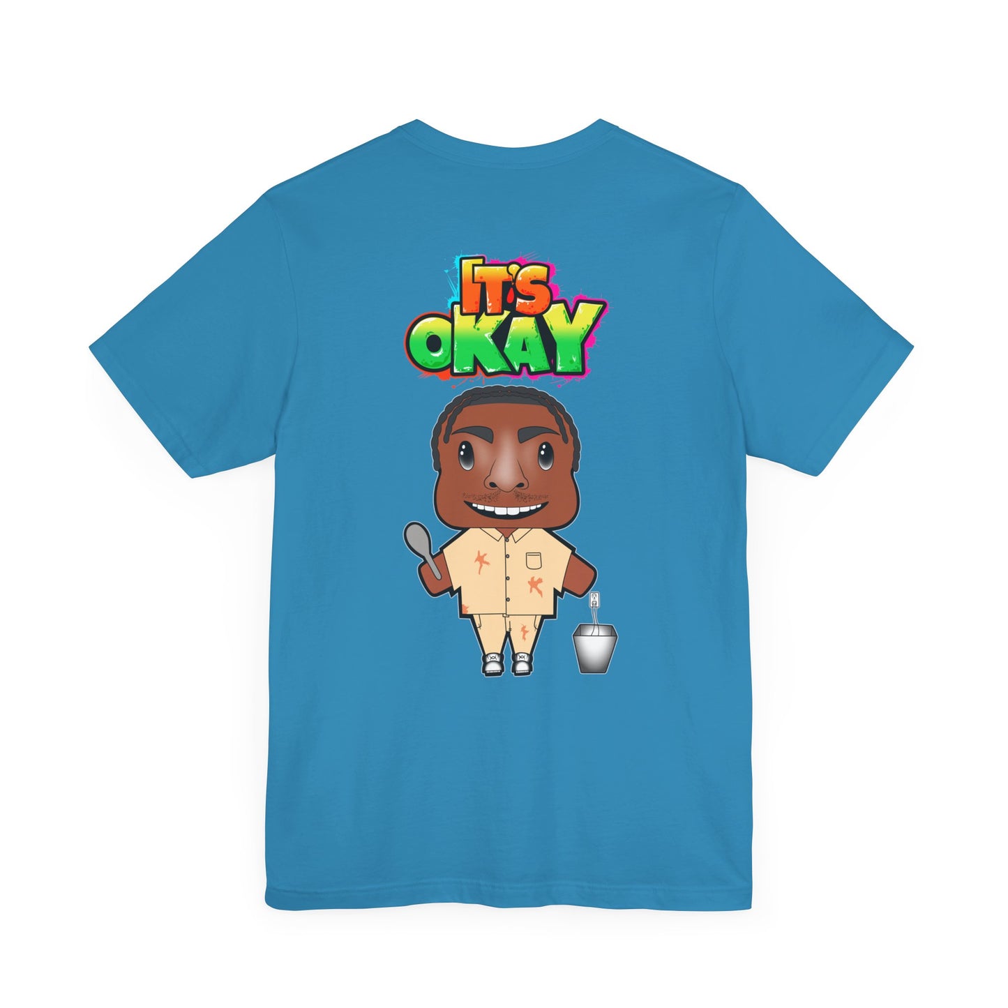 T-shirt with Koshi Bear Logo and Casel from the It's Okay Collection