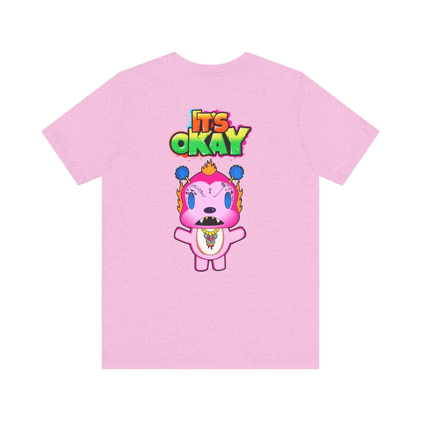 T-shirt with Koshi Bear Logo and  Phu from the It's Okay Collection