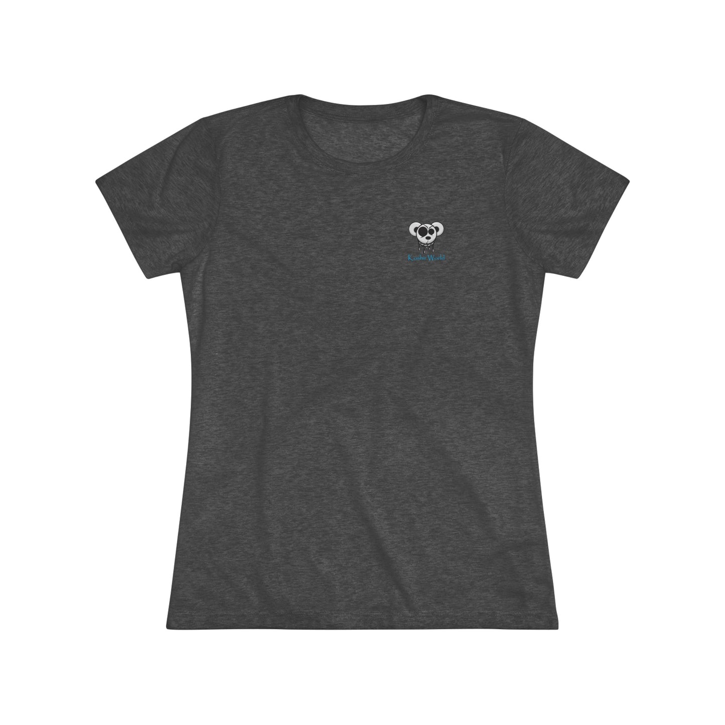 Women's Triblend Tee with the Koshi Bear