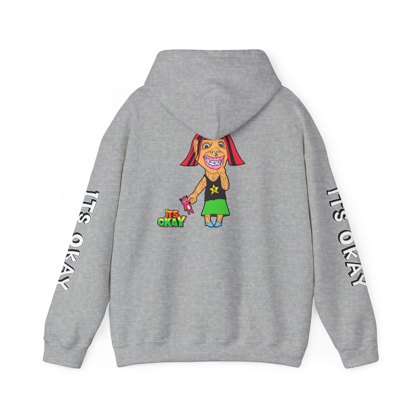 Graffiti It's Okay Unisex Hoodie Sweatshirt with Andy