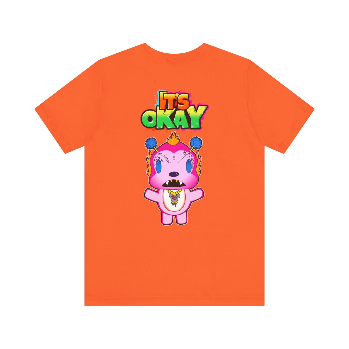 T-shirt with Koshi Bear Logo and  Phu from the It's Okay Collection