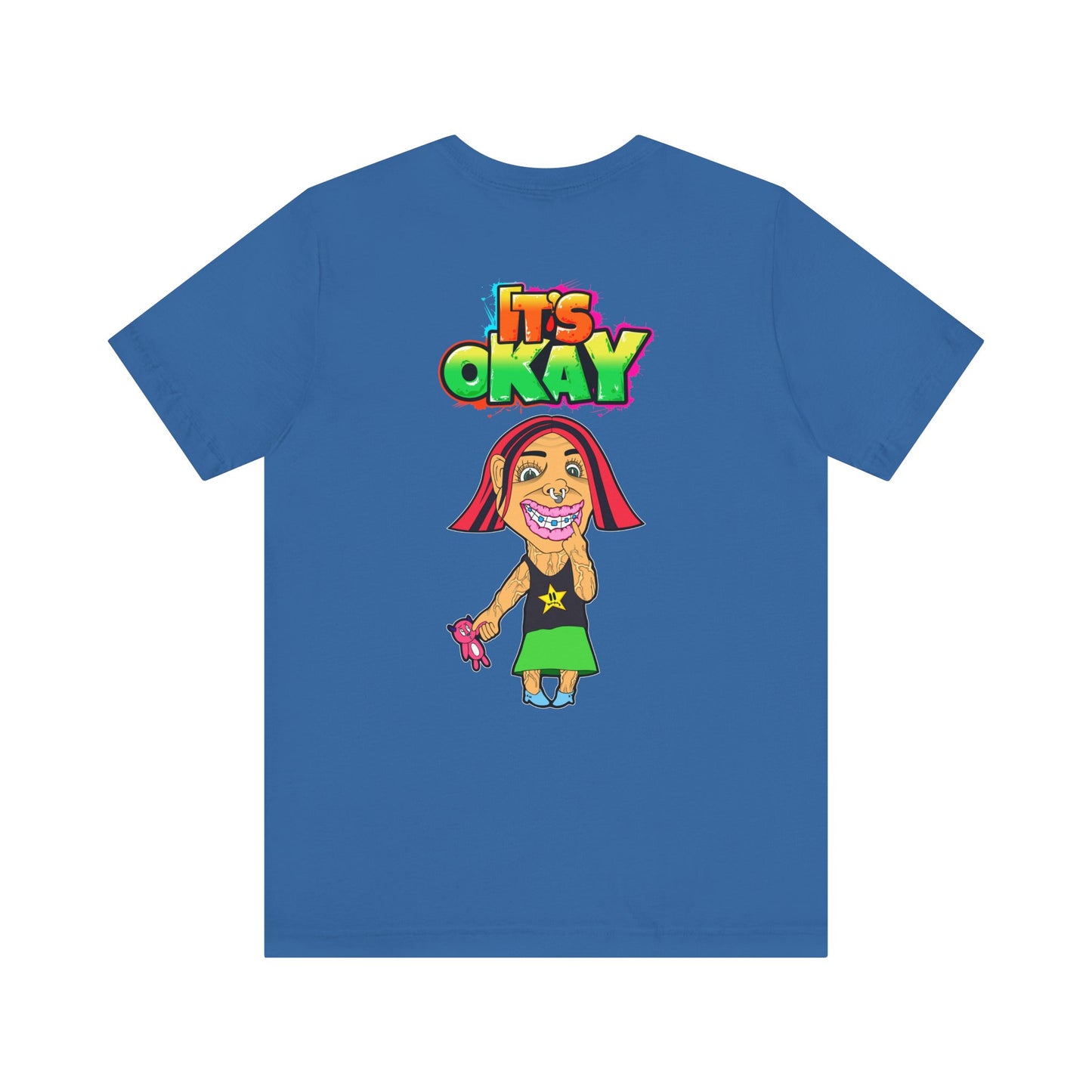 T-shirt with Koshi Bear Logo and Andy from the It's Okay Collection