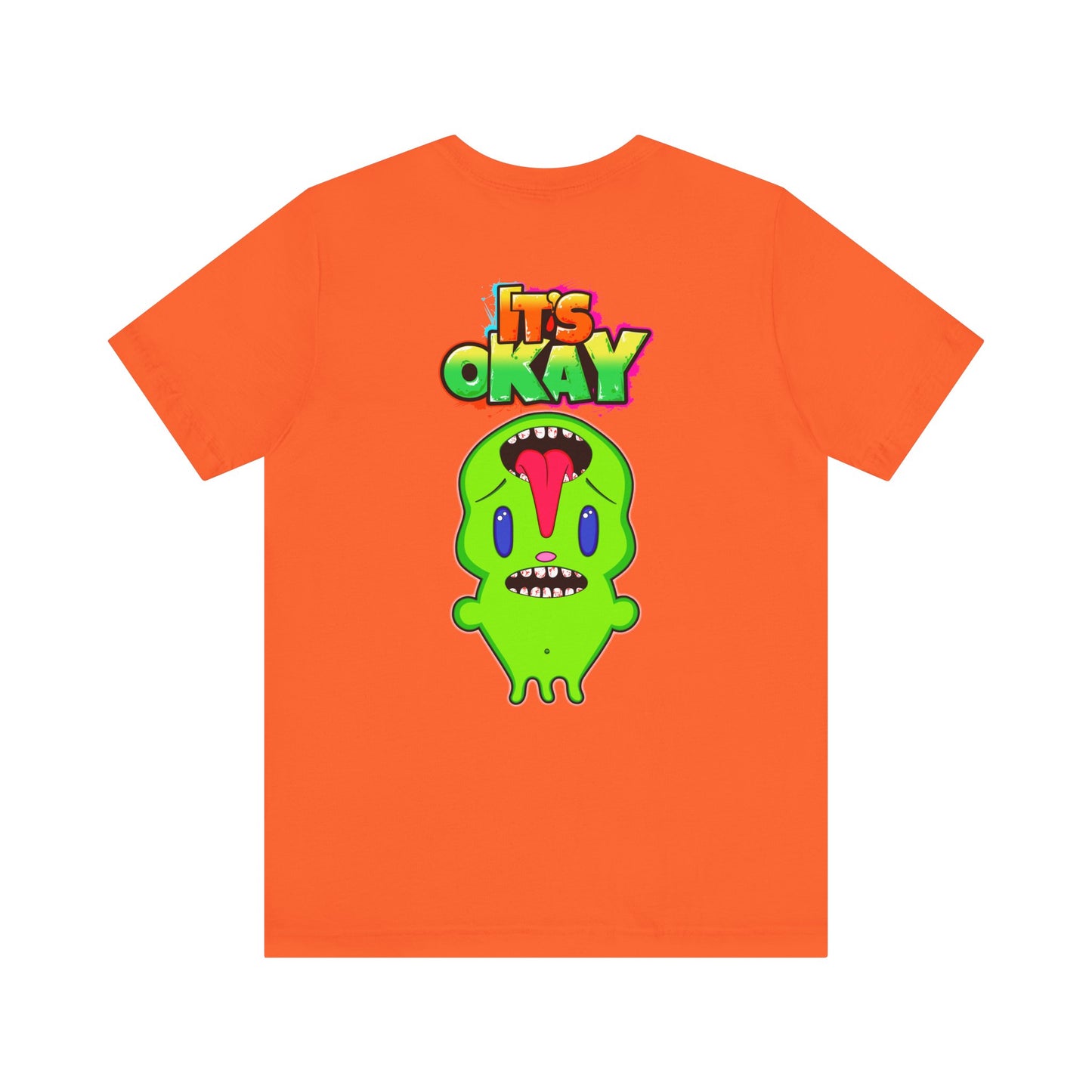 T-shirt with Koshi Bear Logo and  Phutie from the It's Okay Collection