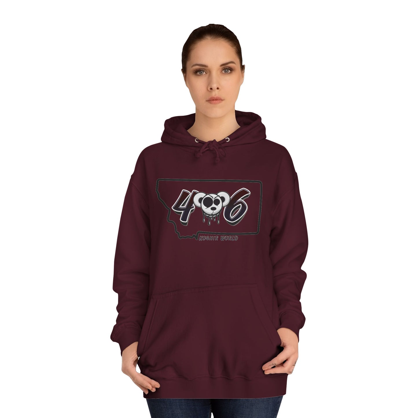 Koshir World MT 406 Hoodie with Koshi Bear Logo