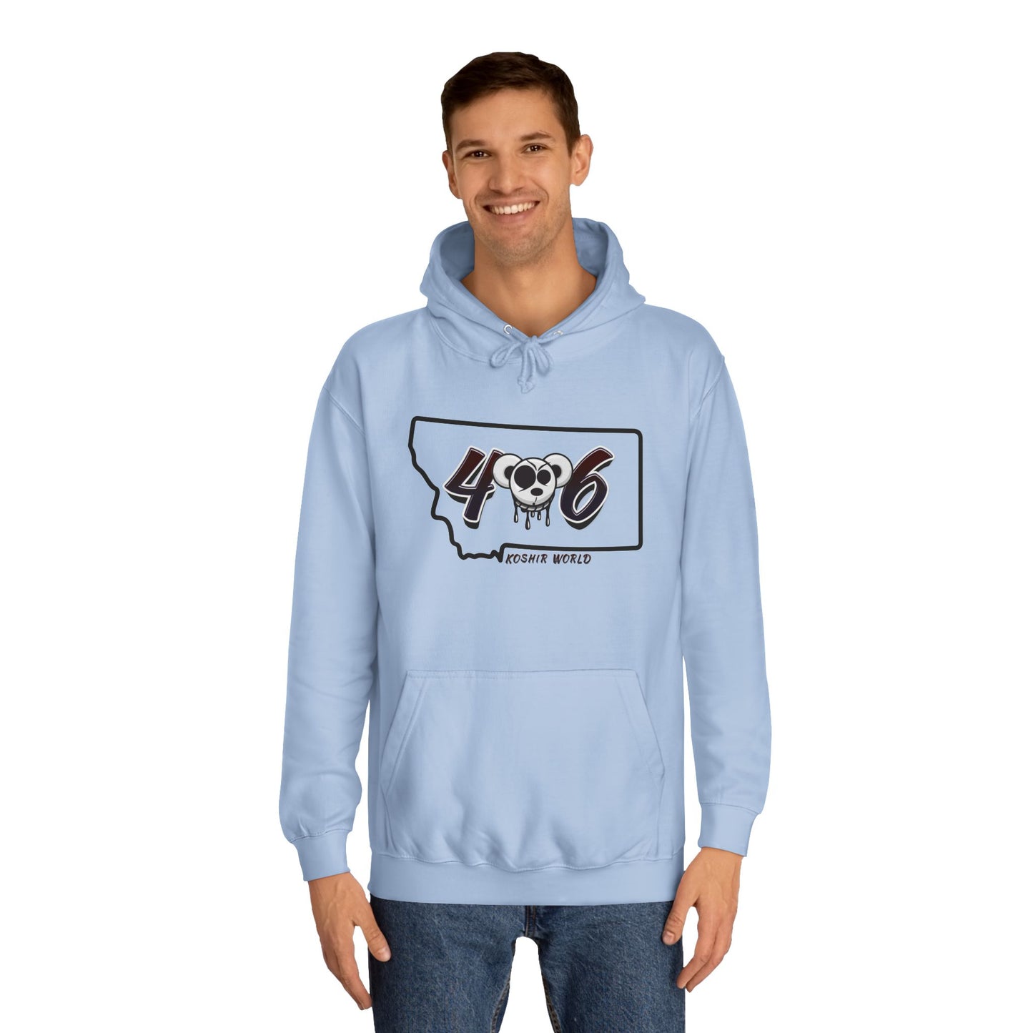 Koshir World MT 406 Hoodie with Koshi Bear Logo