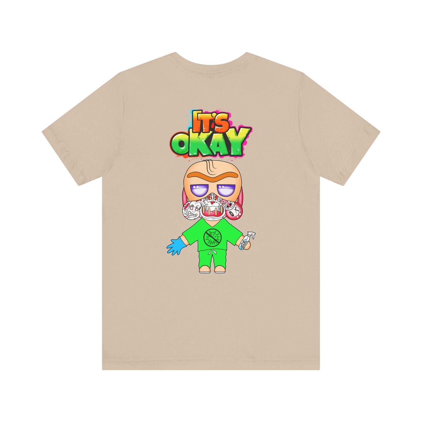 T-shirt with Koshi Bear Logo and Mr. Rucci  from the It's Okay Collection