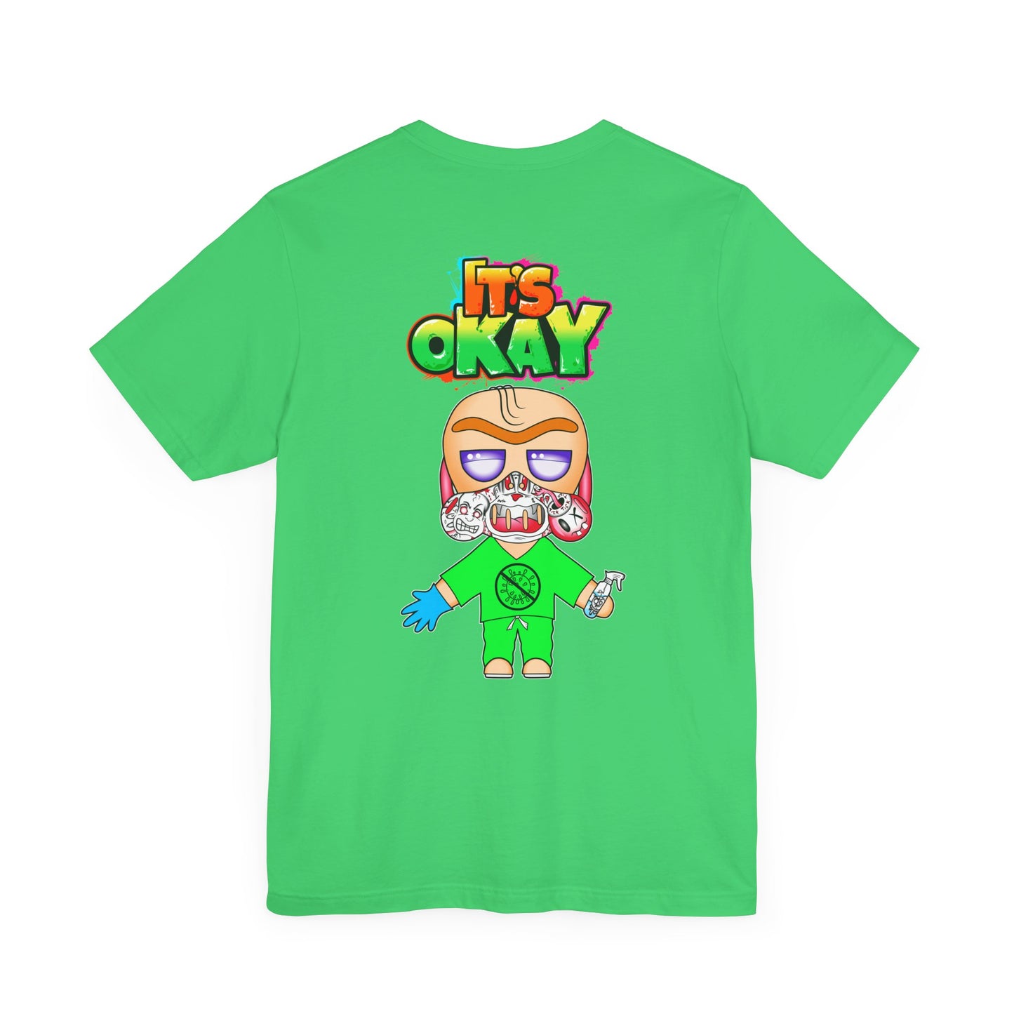 T-shirt with Koshi Bear Logo and Mr. Rucci  from the It's Okay Collection